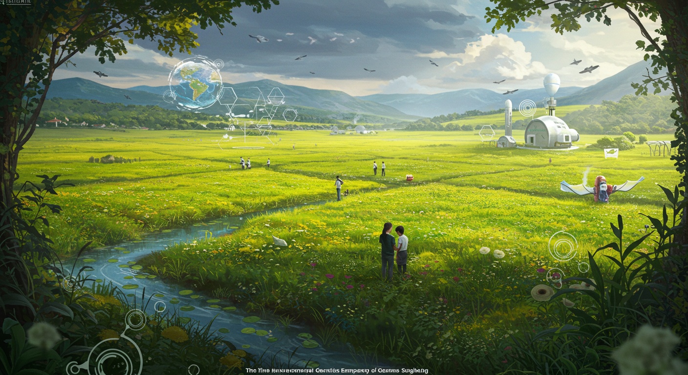 The Positive Environmental Impact of Genetic Engineering: Shaping a Sustainable Future illustration