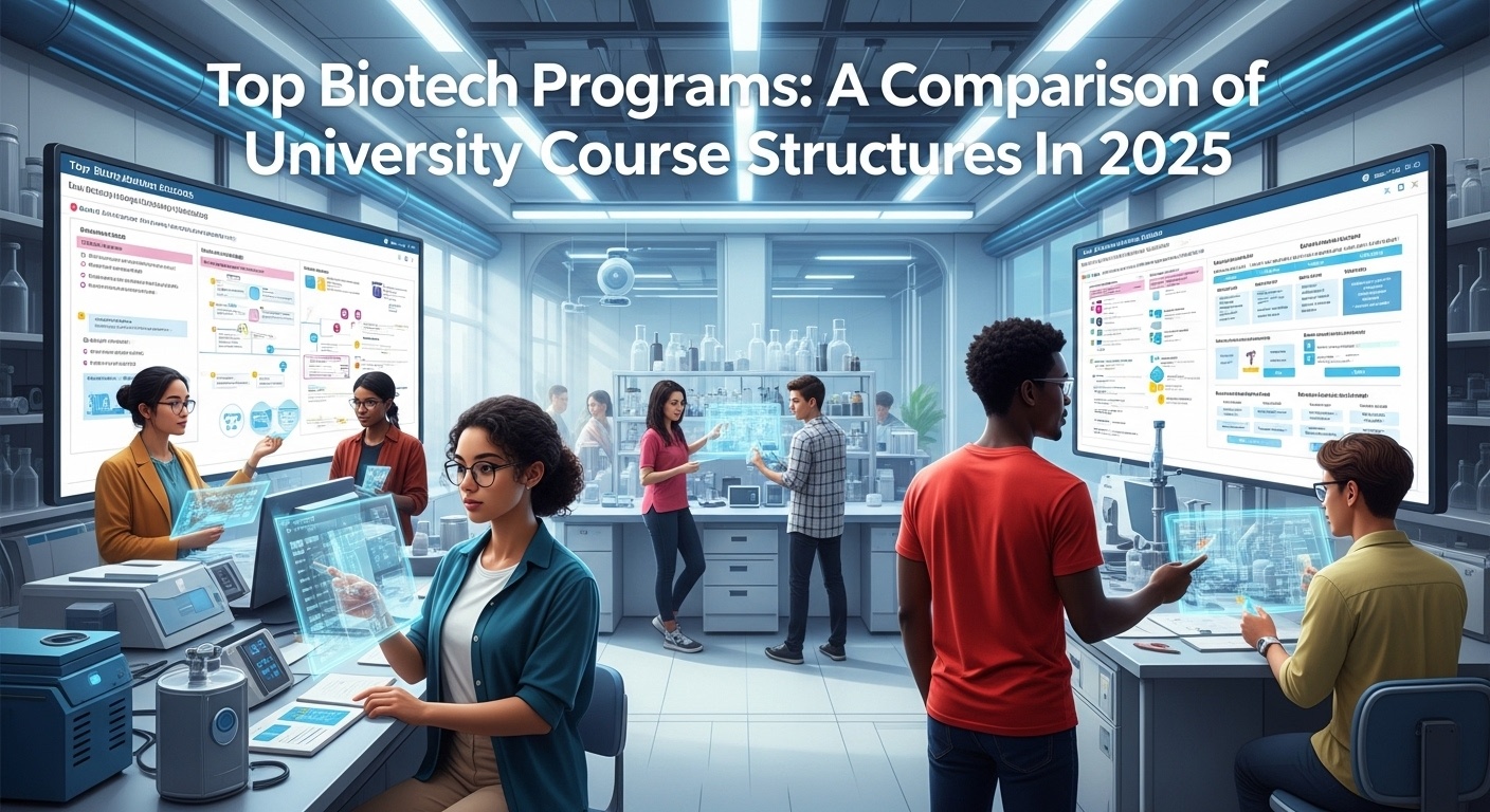 Top Biotech Programs: A Comparison of University Course Structures In 2025 illustration