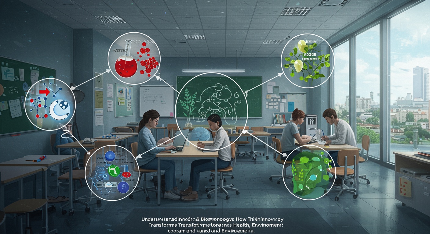 Understanding Biotechnology: How This Innovation Transforms Health, Food, and Environment illustration