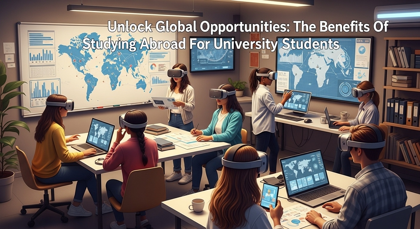 Unlock Global Opportunities: The Benefits Of Studying Abroad For University Students illustration