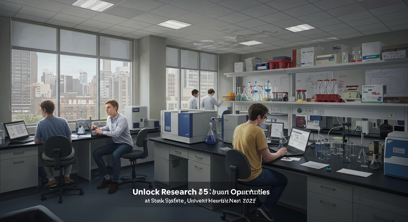 Unlock Research: Student Opportunities at State Universities Near You, 2025 illustration