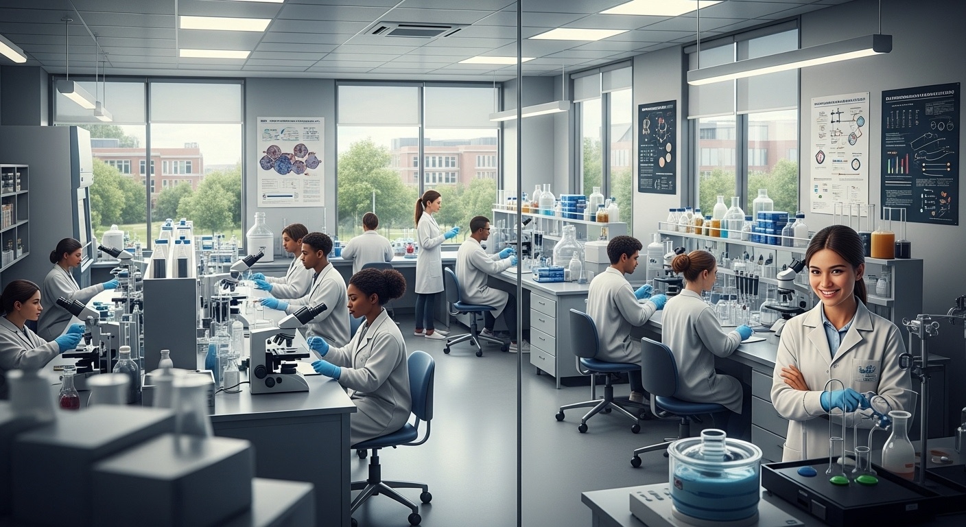 Unlocking Biotech Success: Internship Opportunities in University Research Labs illustration