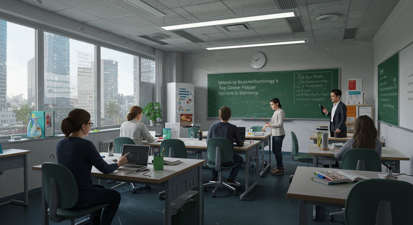 Unlocking Biotechnology's Future: Top Career Paths and Study Options in Germany illustration