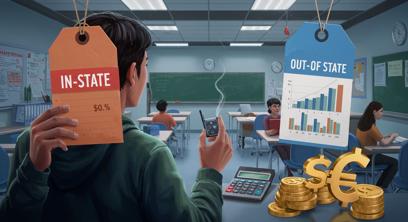 Unlocking Tuition Savings: Demystifying In-State Versus Out-of-State University Costs illustration
