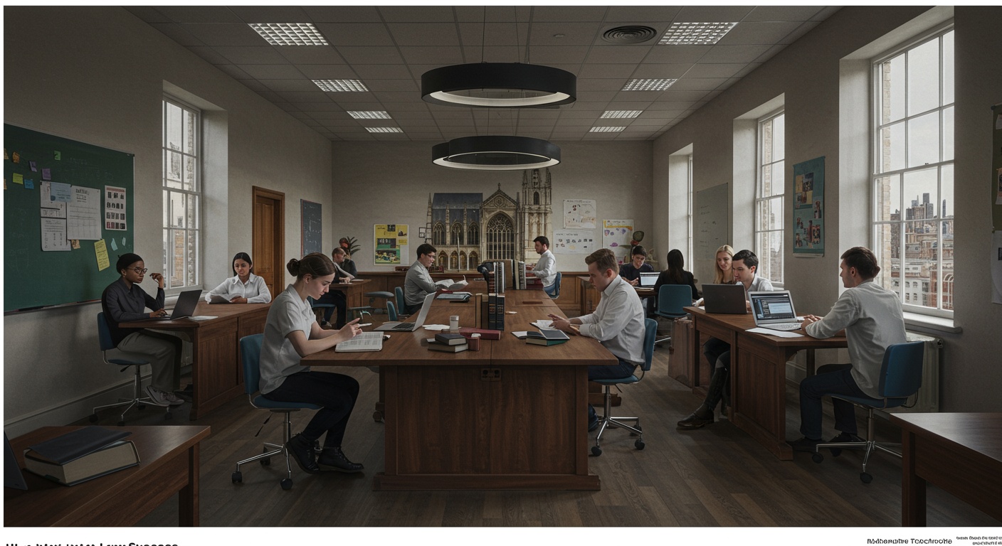 Unlocking UK Law Success: Top Universities Ranked for Your Future Legal Career illustration