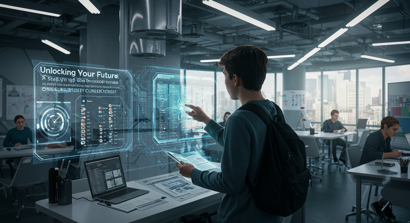 Unlocking Your Future: A Step-by-Step Guide to Choosing the Perfect University Course illustration