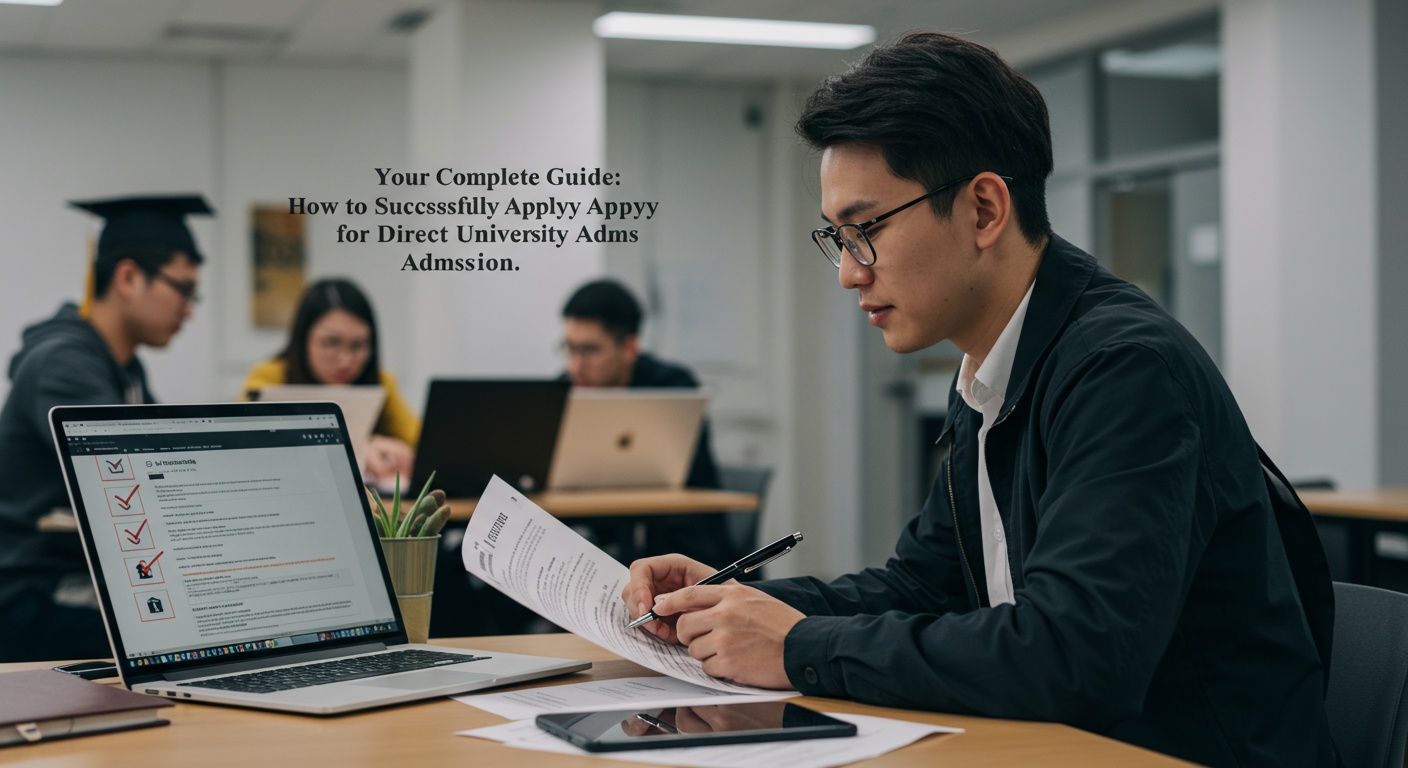 Your Complete Guide: How to Successfully Apply for Direct University Admission illustration