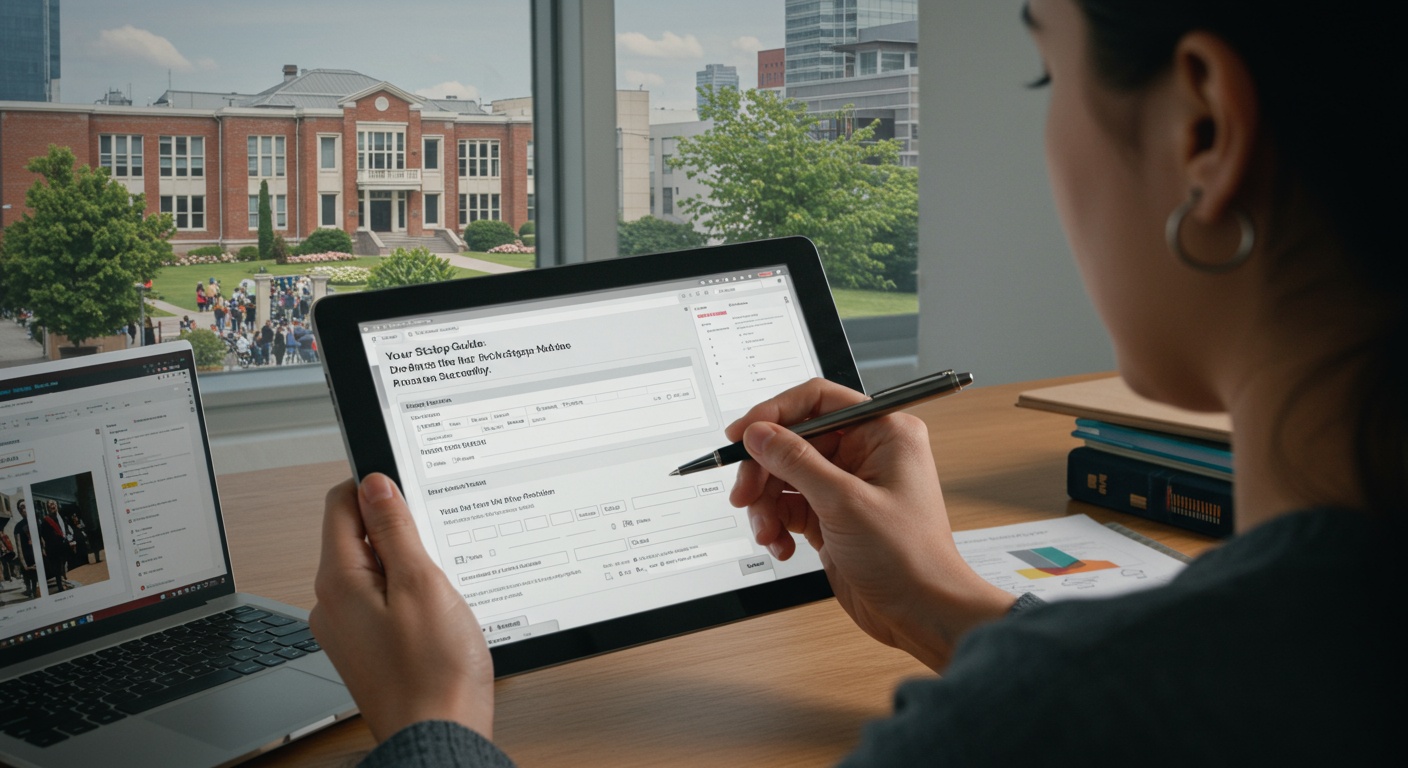 Your Step-by-Step Guide: Navigating the Direct University Application Process Successfully illustration