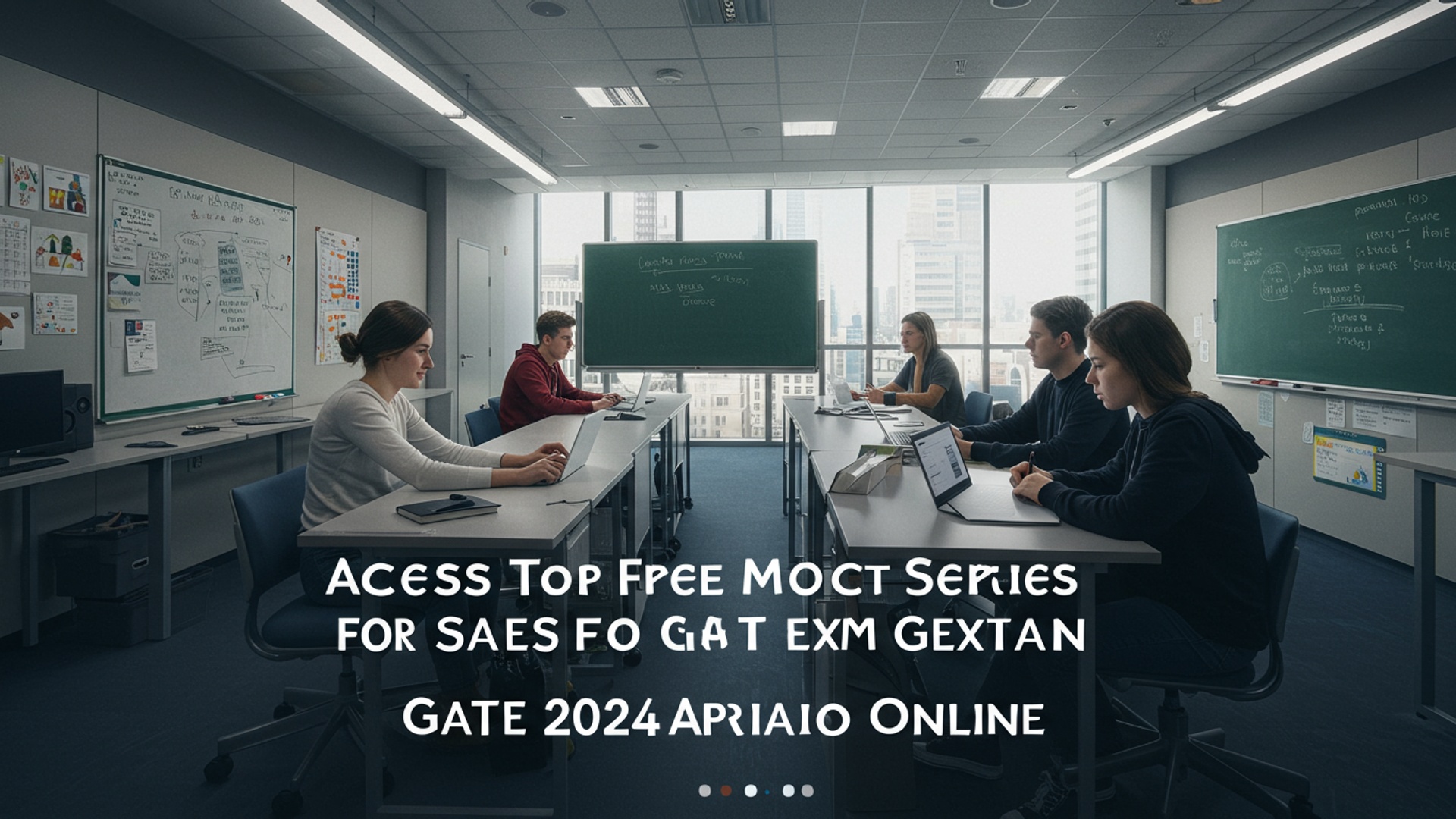 Access Top Free Mock Test Series for GATE 2024 Exam Preparation Online illustration