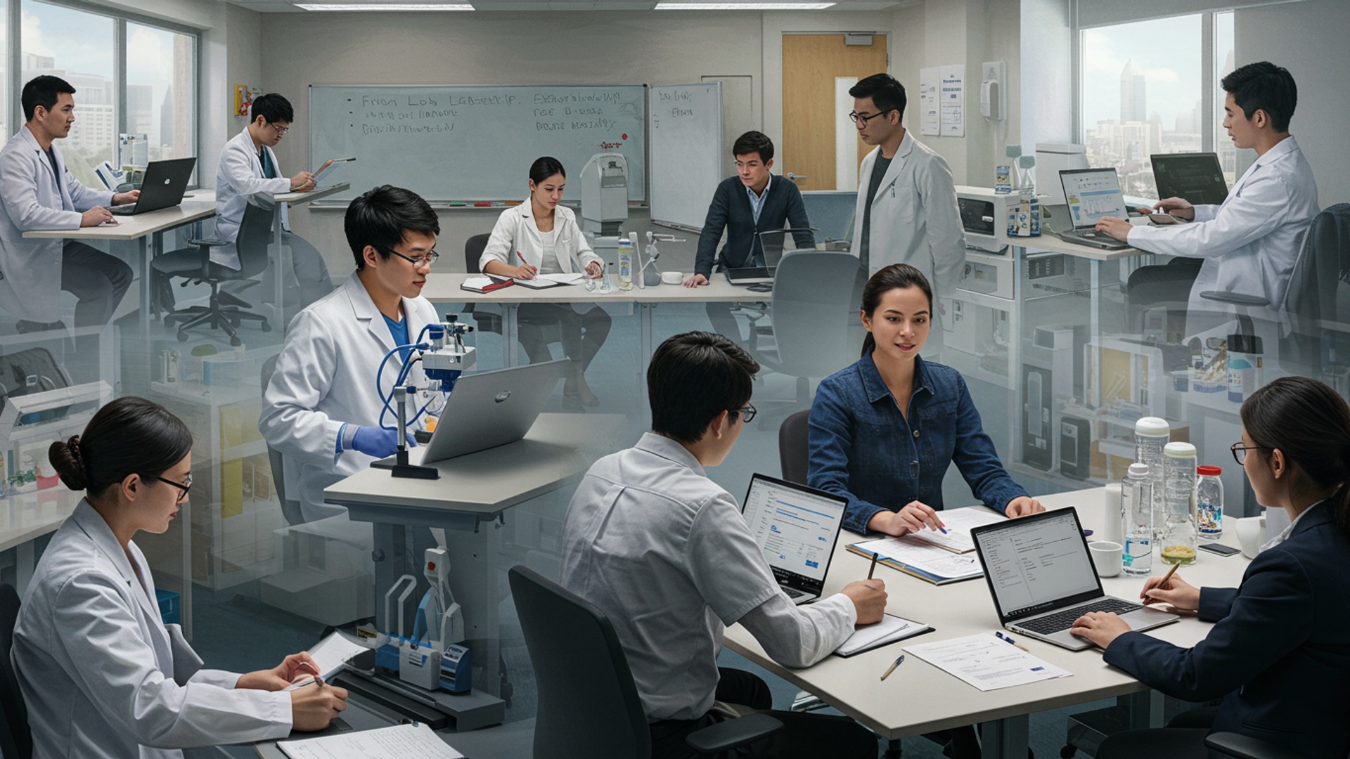 From Lab to Leadership: Exploring Diverse Roles in the Biotech Industry illustration