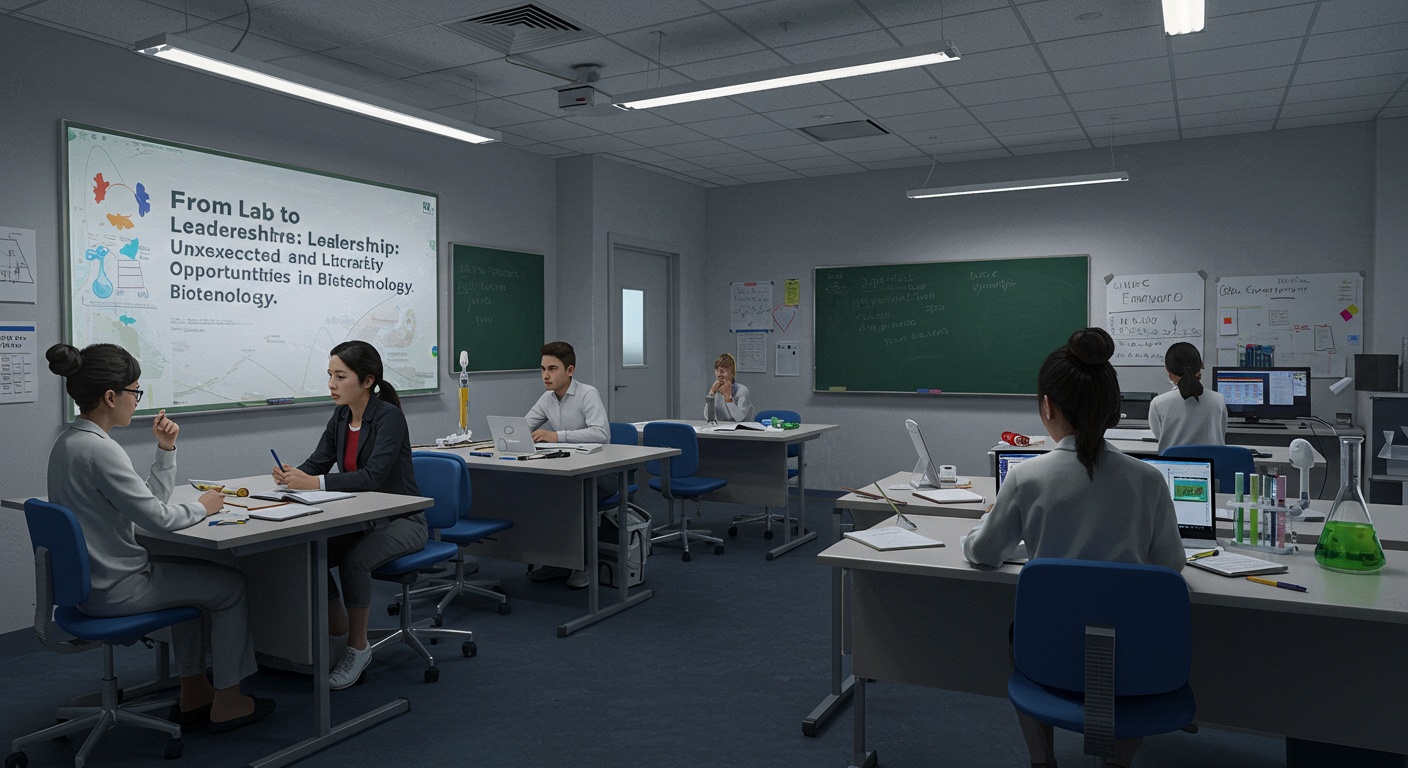 From Lab to Leadership: Unexpected and Lucrative Career Opportunities in Biotechnology illustration