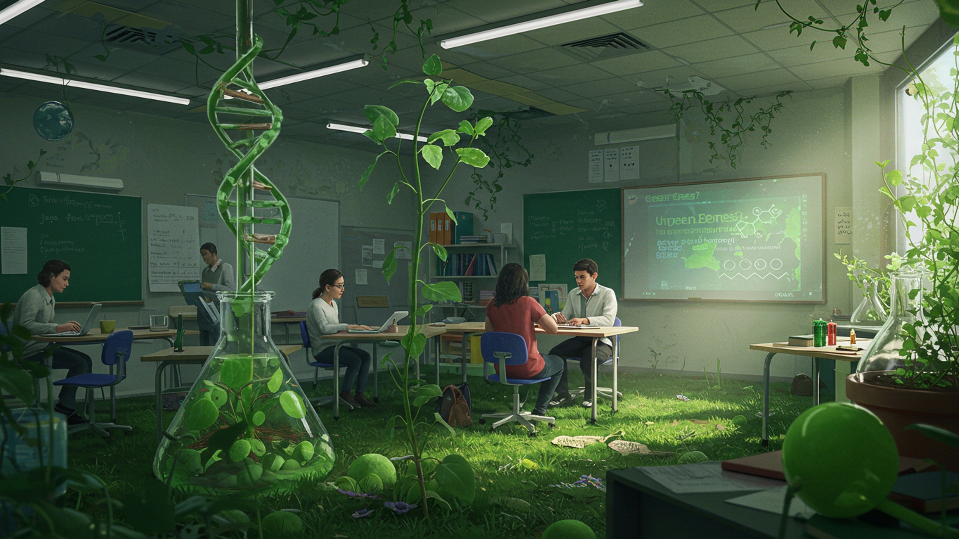 Green Genes? Unpacking the Environmental Impact of Genetic Engineering Explained illustration