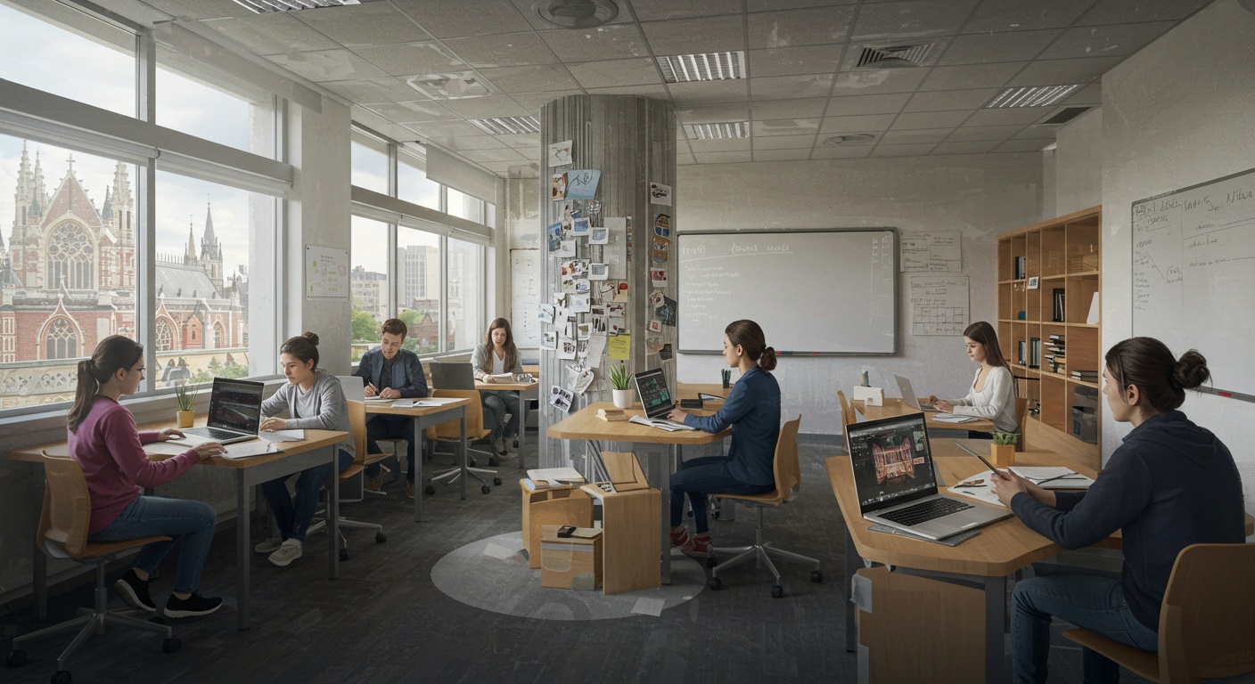How to Choose a Top Architecture University in the UK for Your Design Journey illustration
