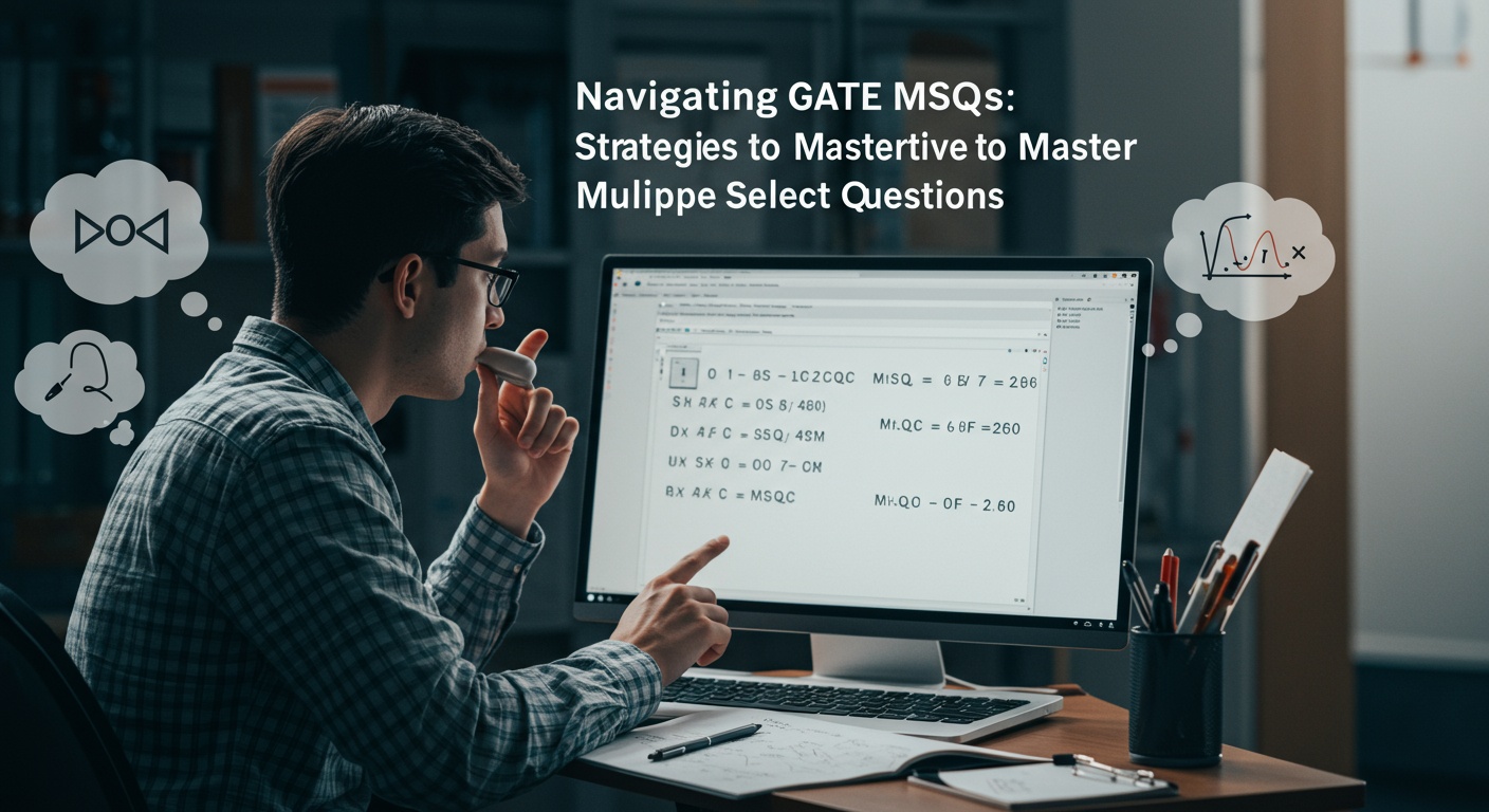 Navigating GATE MSQs: Strategies to Master Multiple Select Questions illustration