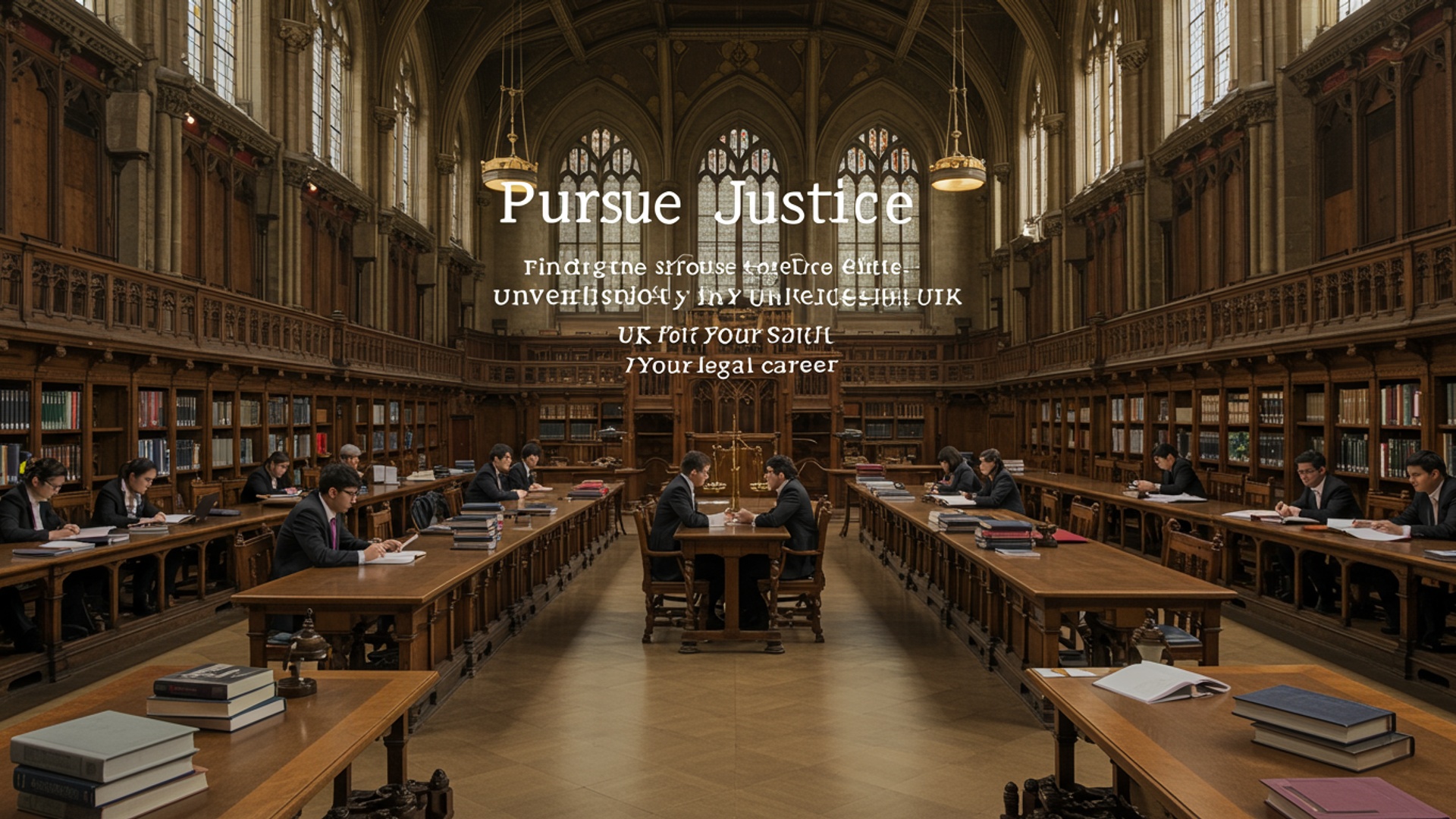 Pursue Justice: Finding the Elite Law Universities in the UK for Your Legal Career illustration