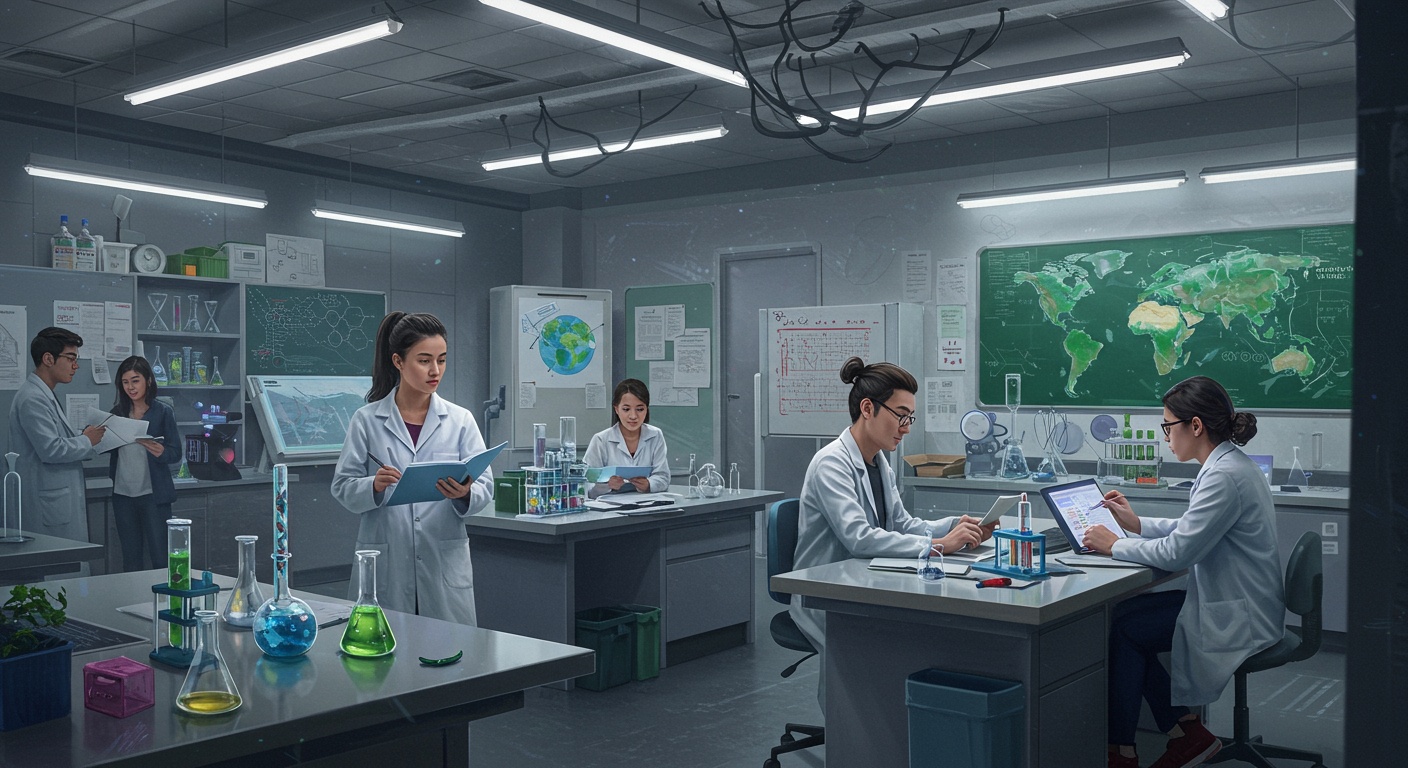 Shaping Our Planet: Understanding Genetic Engineering's Role in Environmental Solutions illustration