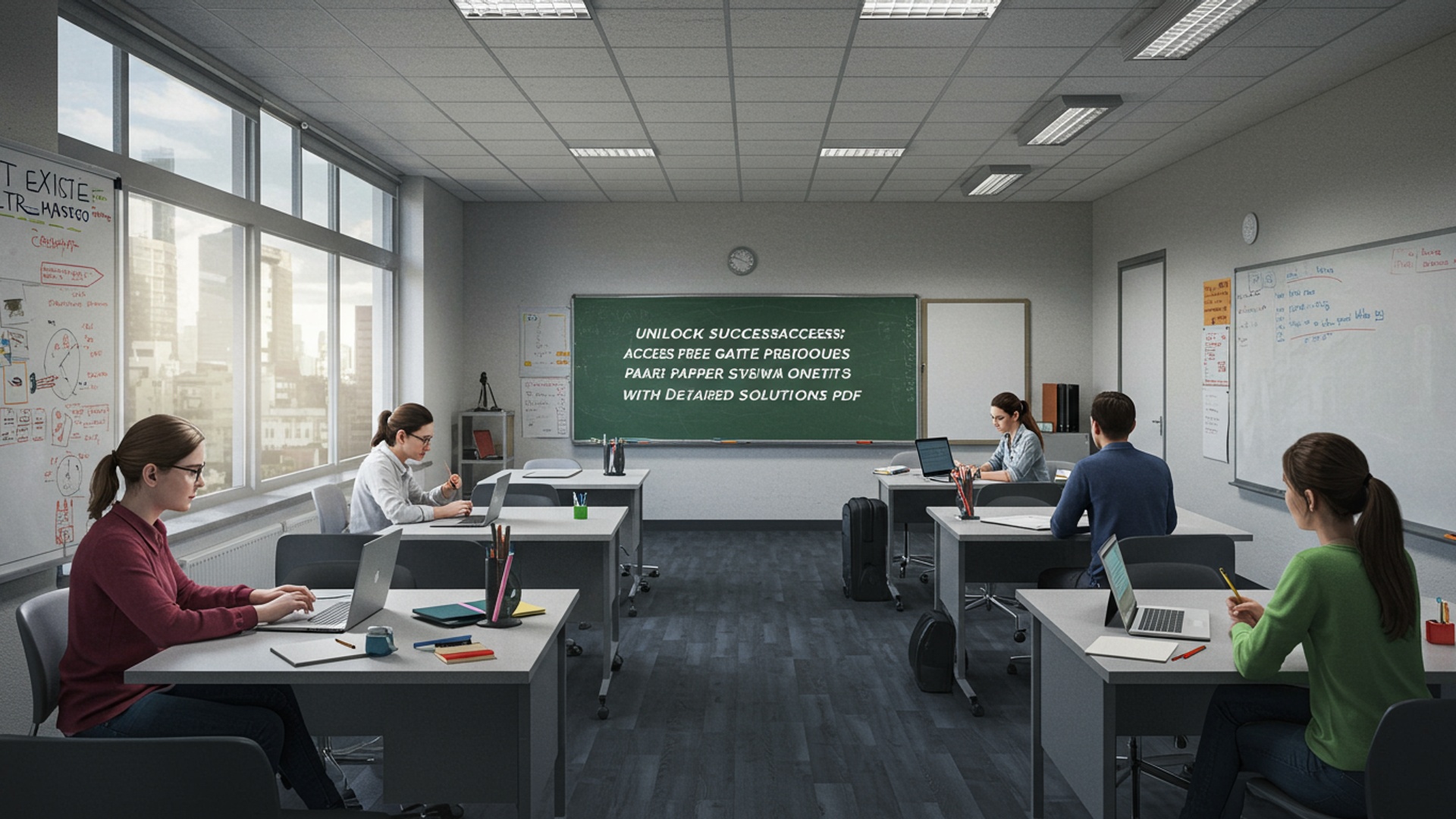 Unlock Success: Access Free GATE Previous Year Papers with Detailed Solutions PDF illustration