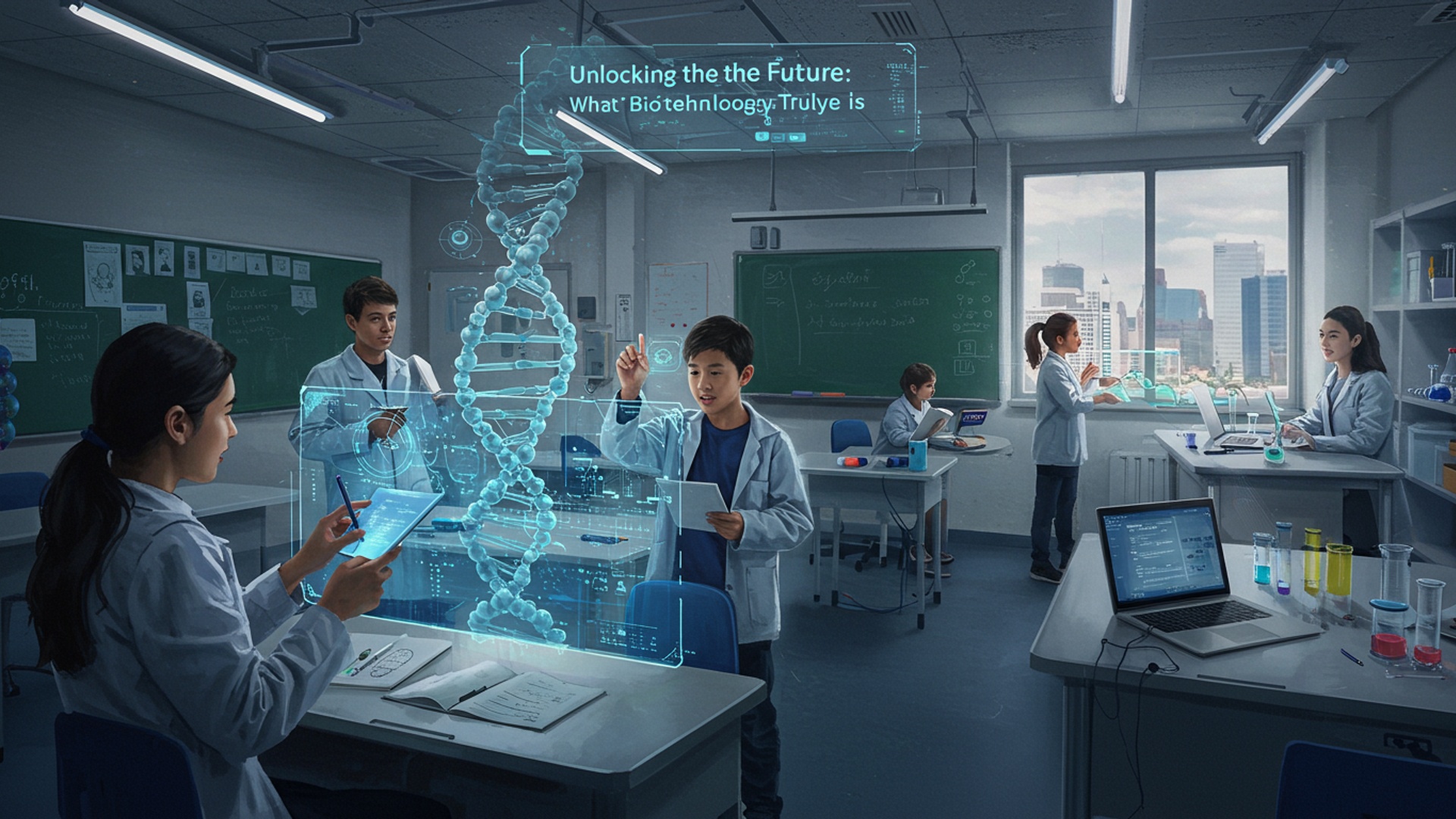 Unlocking the Future: A Simple Guide to What Biotechnology Truly Is illustration