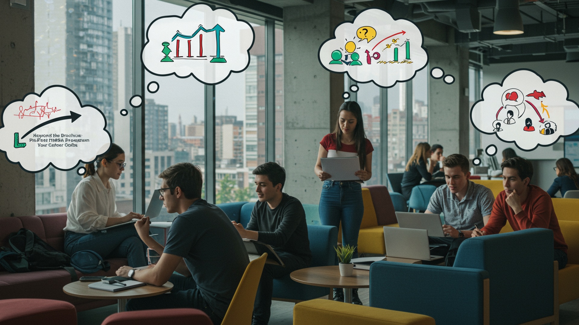 Beyond the Brochure: How to Pick the Perfect MBA Program for Your Career Goals illustration
