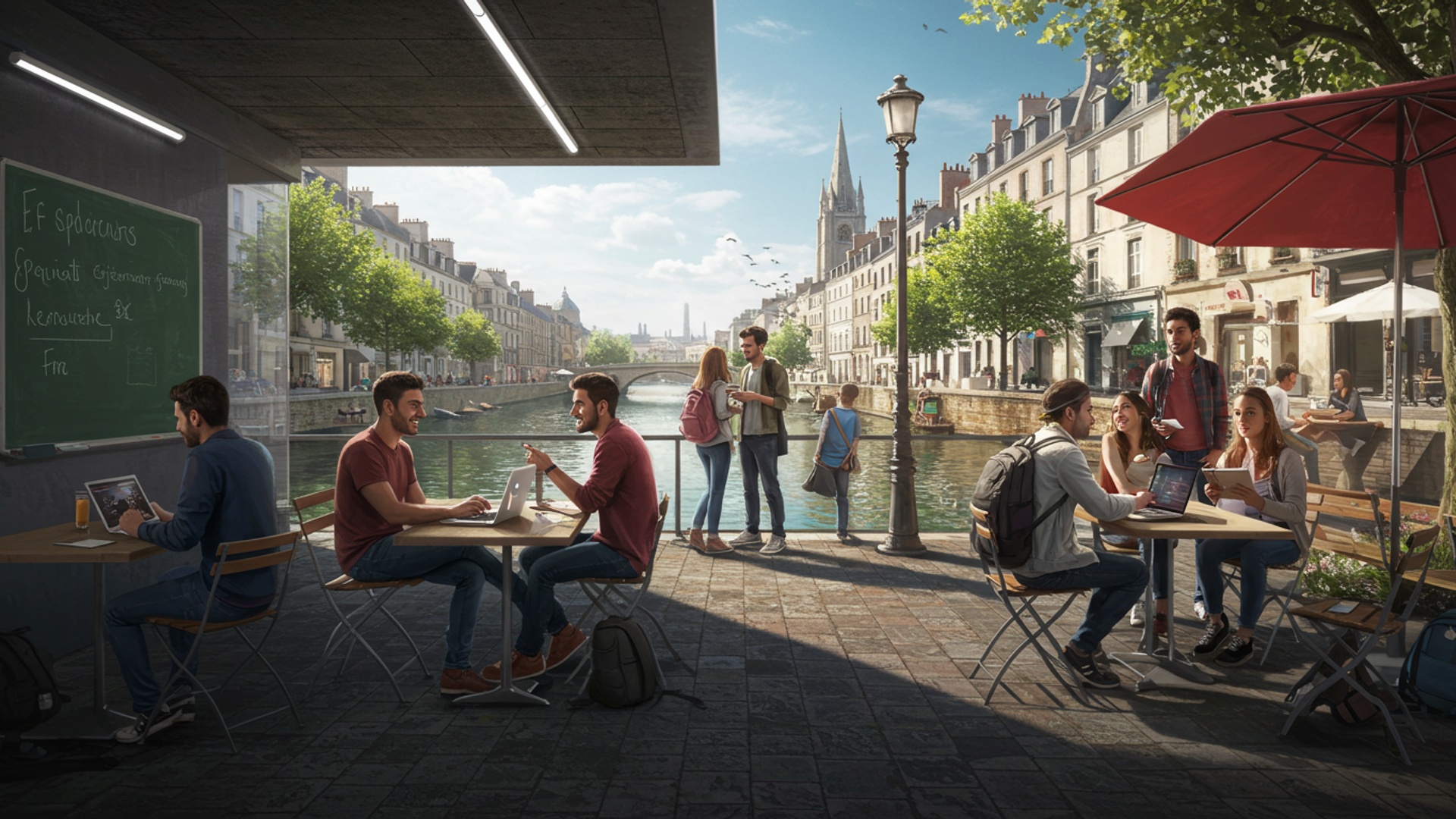 Beyond the Classroom: Experiencing Vibrant Student Life in Cities Across France illustration