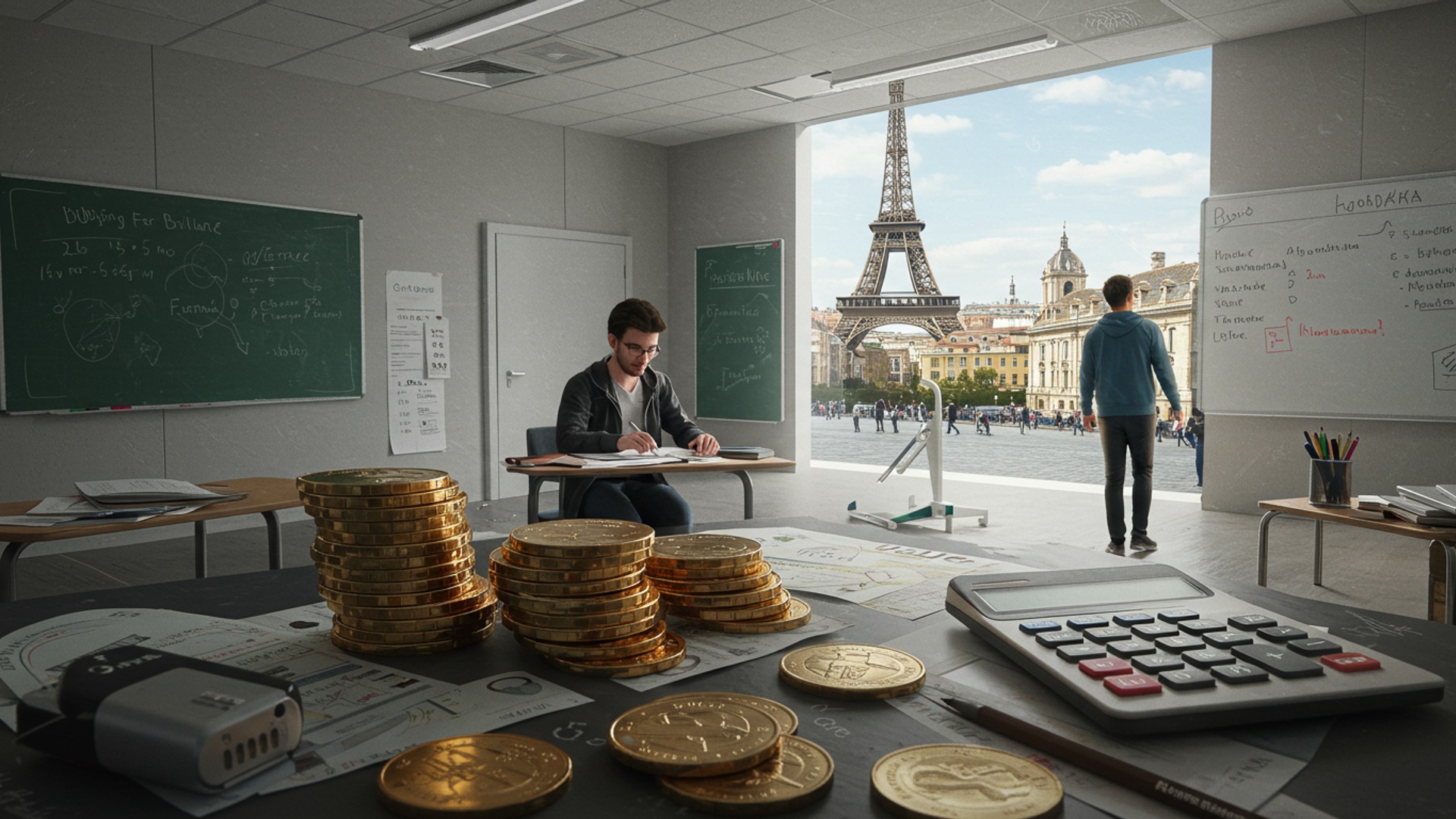 Budgeting for Brilliance: Understanding the Real Cost of Studying in France illustration