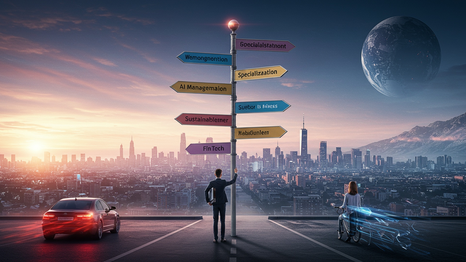 Choosing Your MBA Specialization: Aligning Your Path with Future Industry Demands illustration