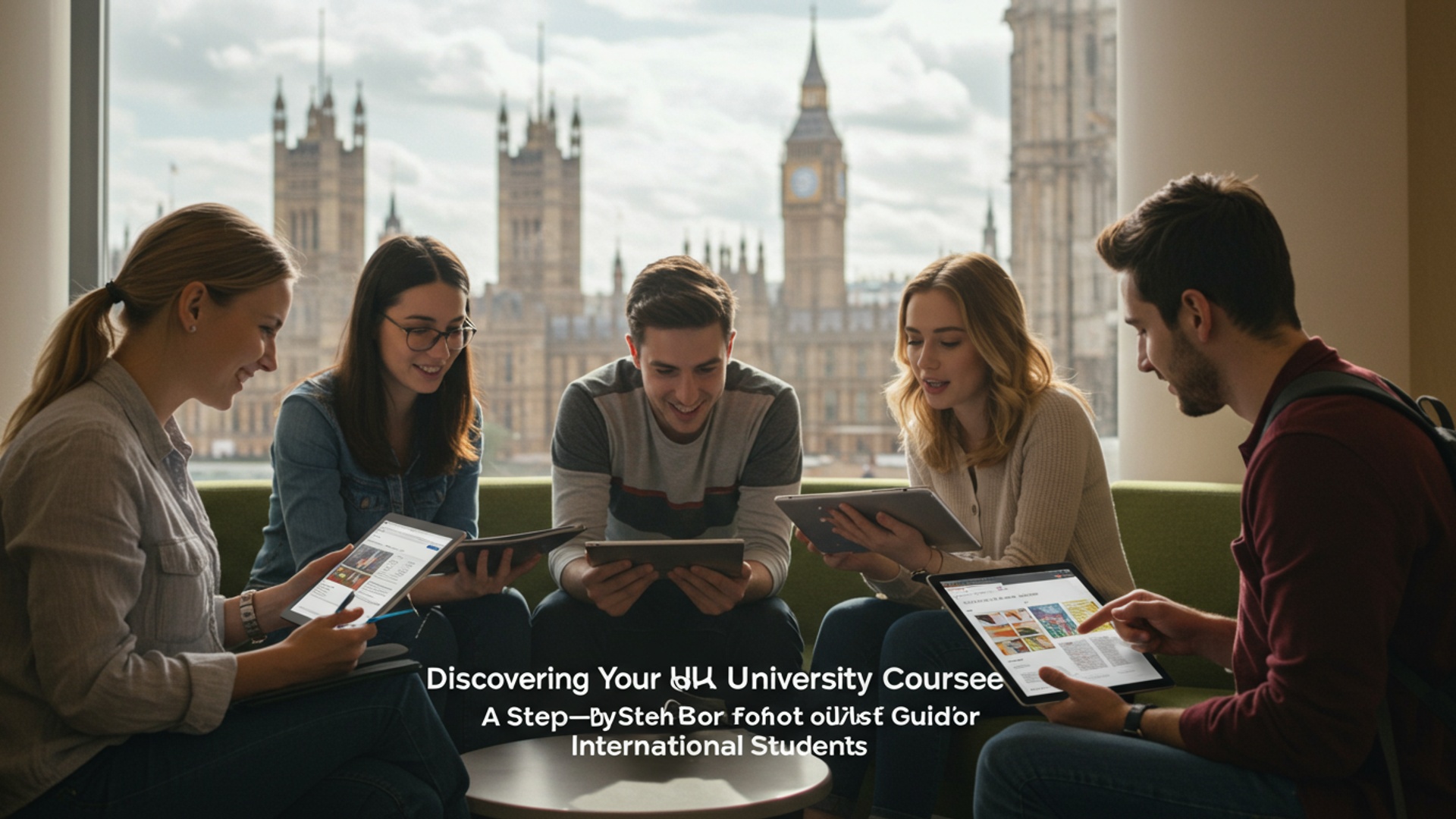 Discovering Your Ideal UK University Course: A Step-by-Step Guide for International Students illustration