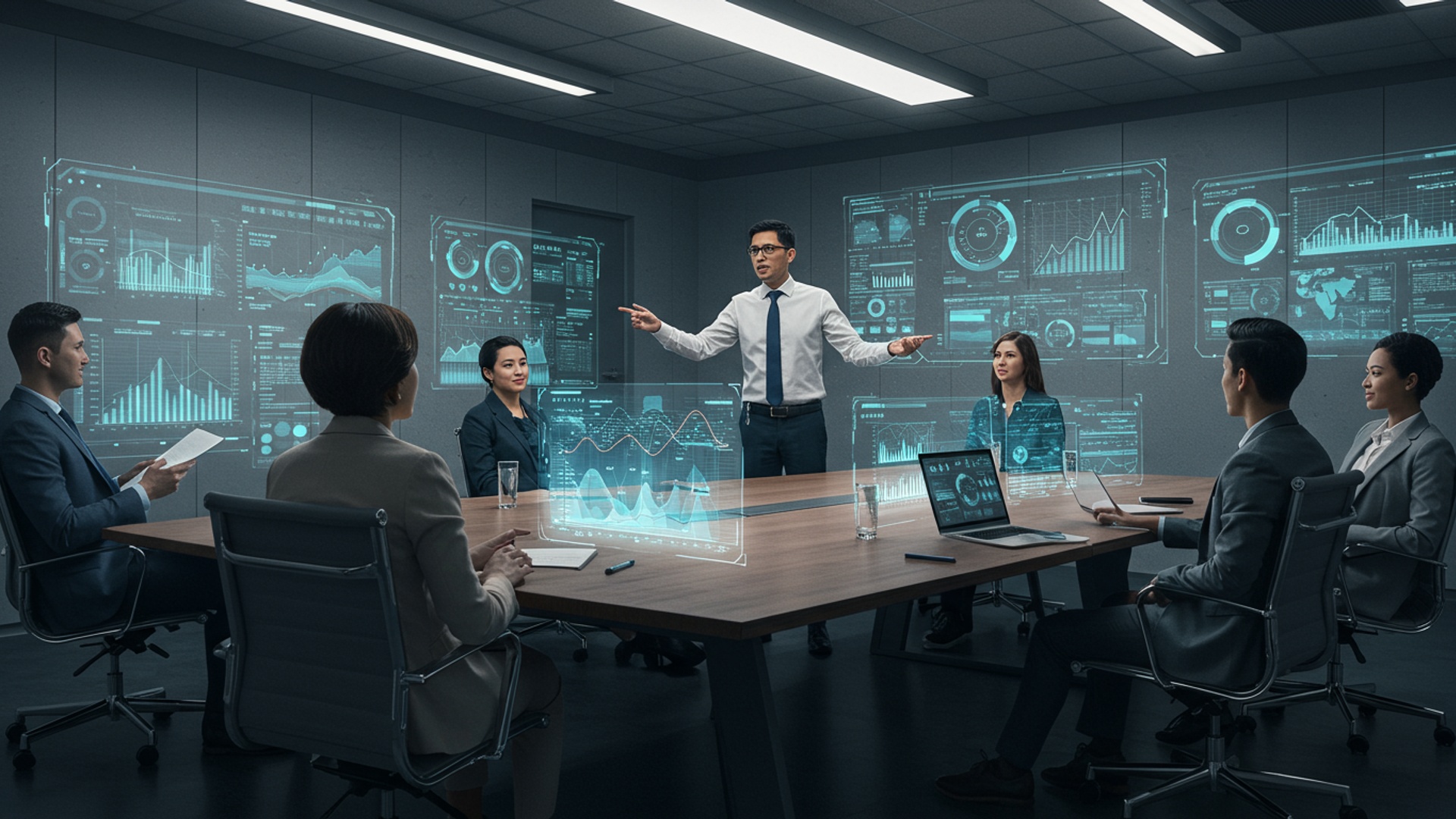 Essential Digital Leadership Skills for 2025: Guiding Your Team Through Transformation illustration