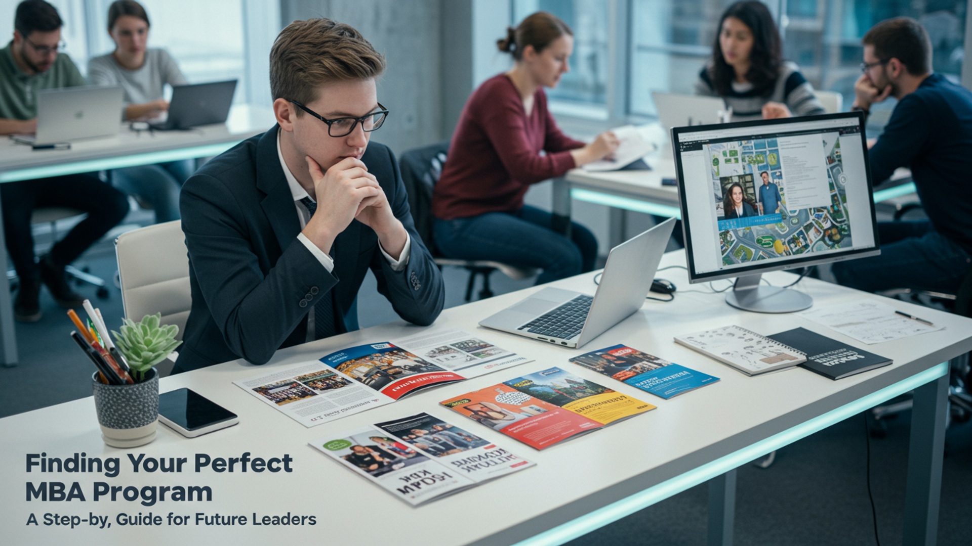 Finding Your Perfect MBA Program: A Step-by-Step Guide for Future Leaders illustration