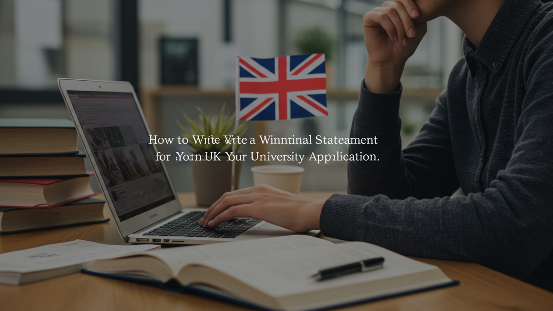 How to Write a Winning Personal Statement for Your UK University Application illustration