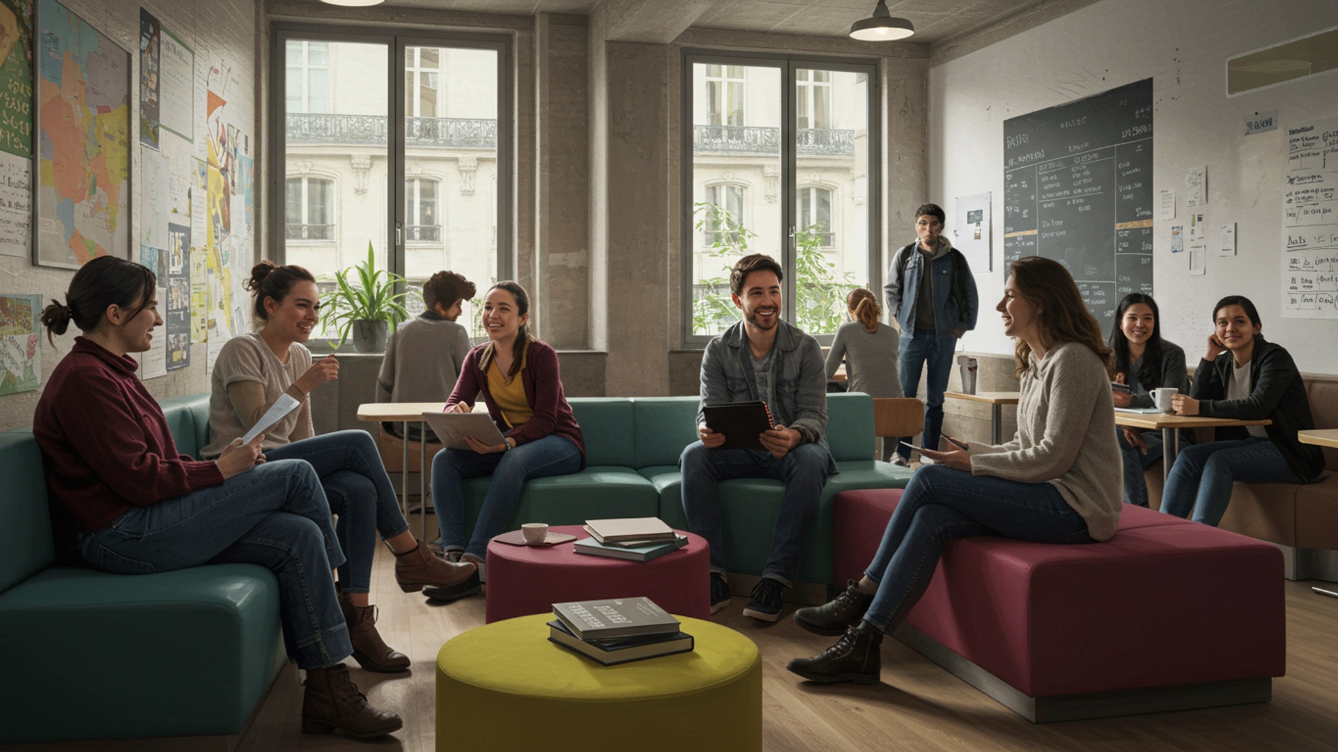 Making Friends and Finding Your Community: A Guide to French Student Life illustration
