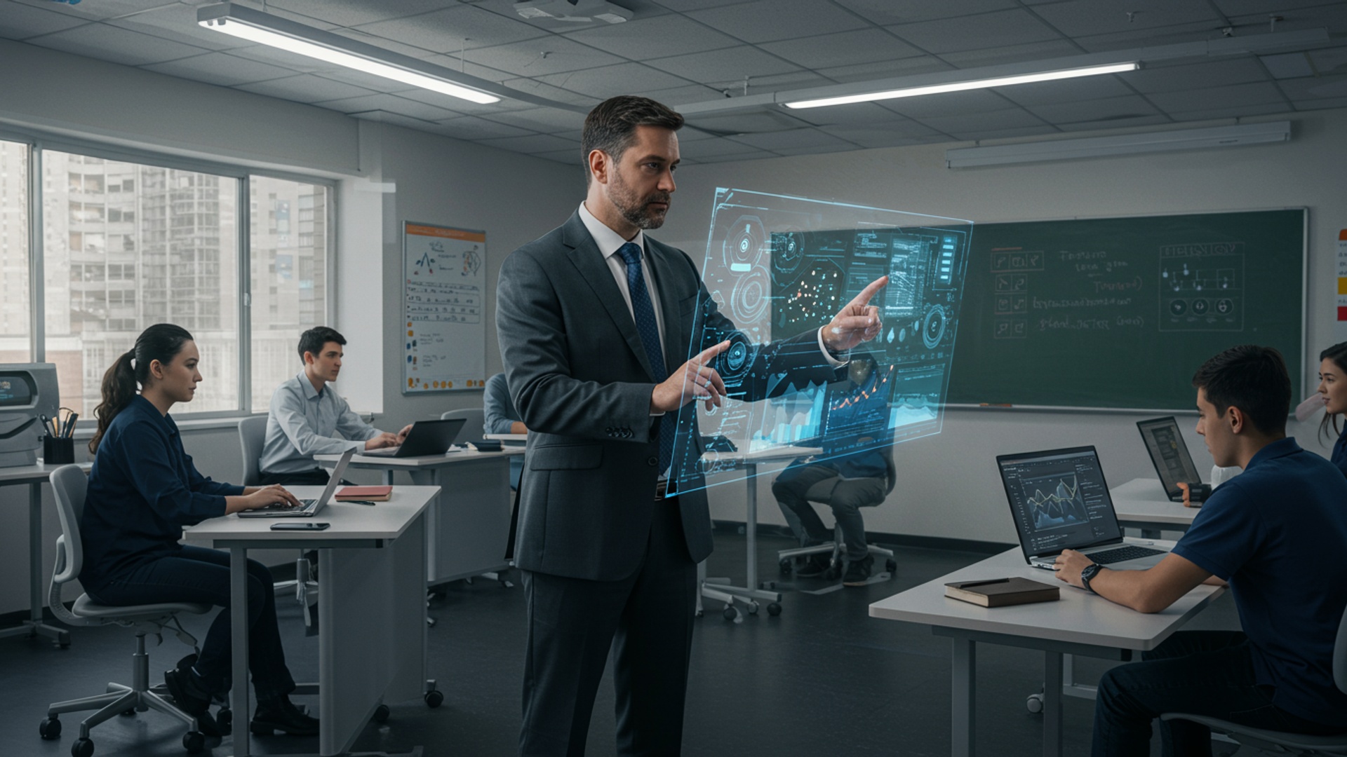 Mastering Digital Leadership: Key Skills to Thrive in the Modern Business Landscape illustration