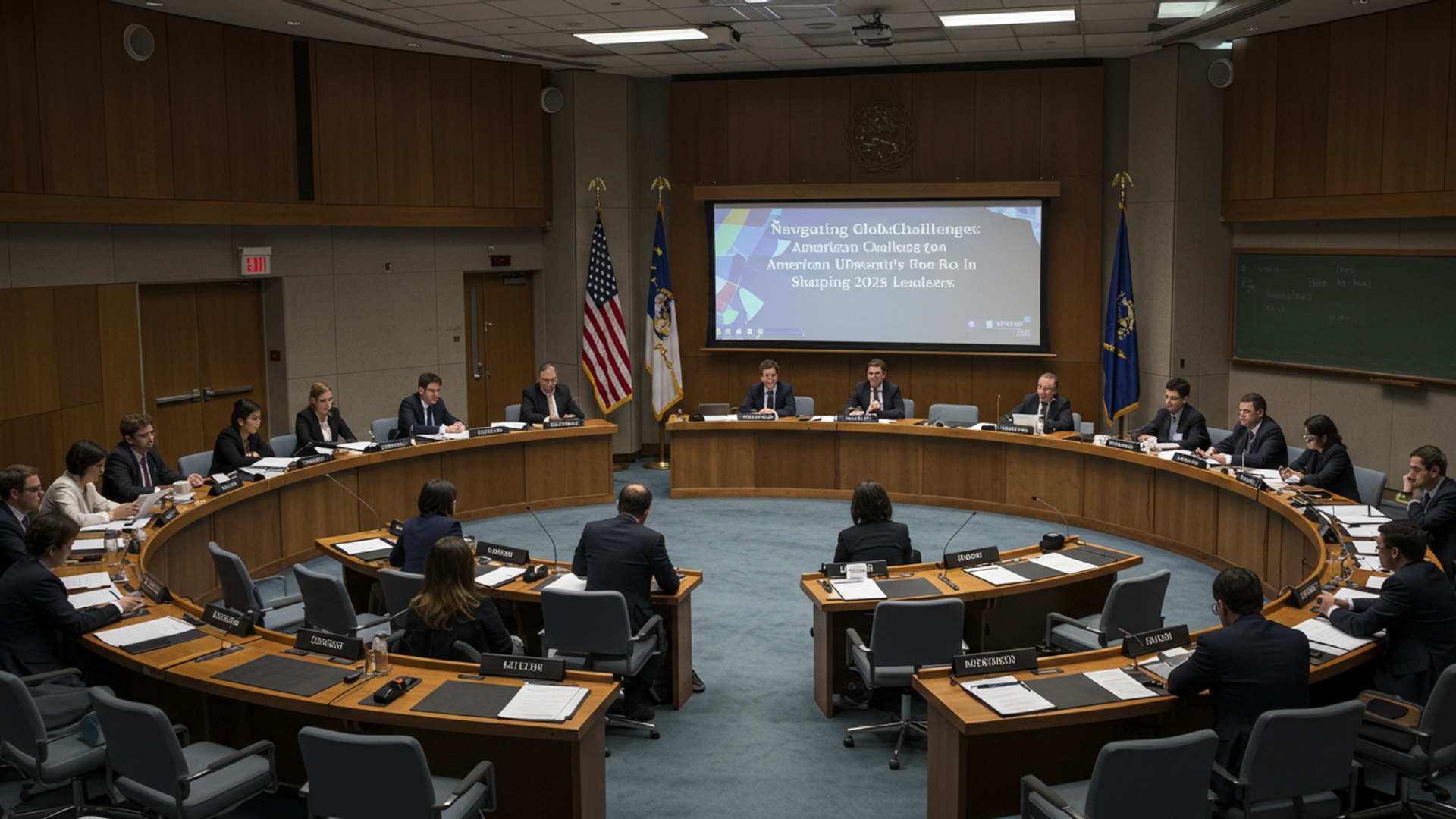 Navigating Global Challenges: American University's Role in Shaping 2025 Leaders illustration