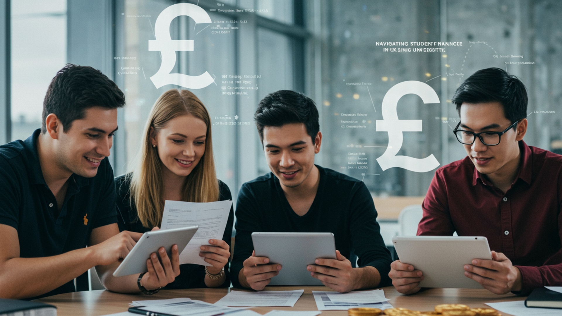 Navigating Student Finance in the UK: Your Essential Guide to Funding University illustration
