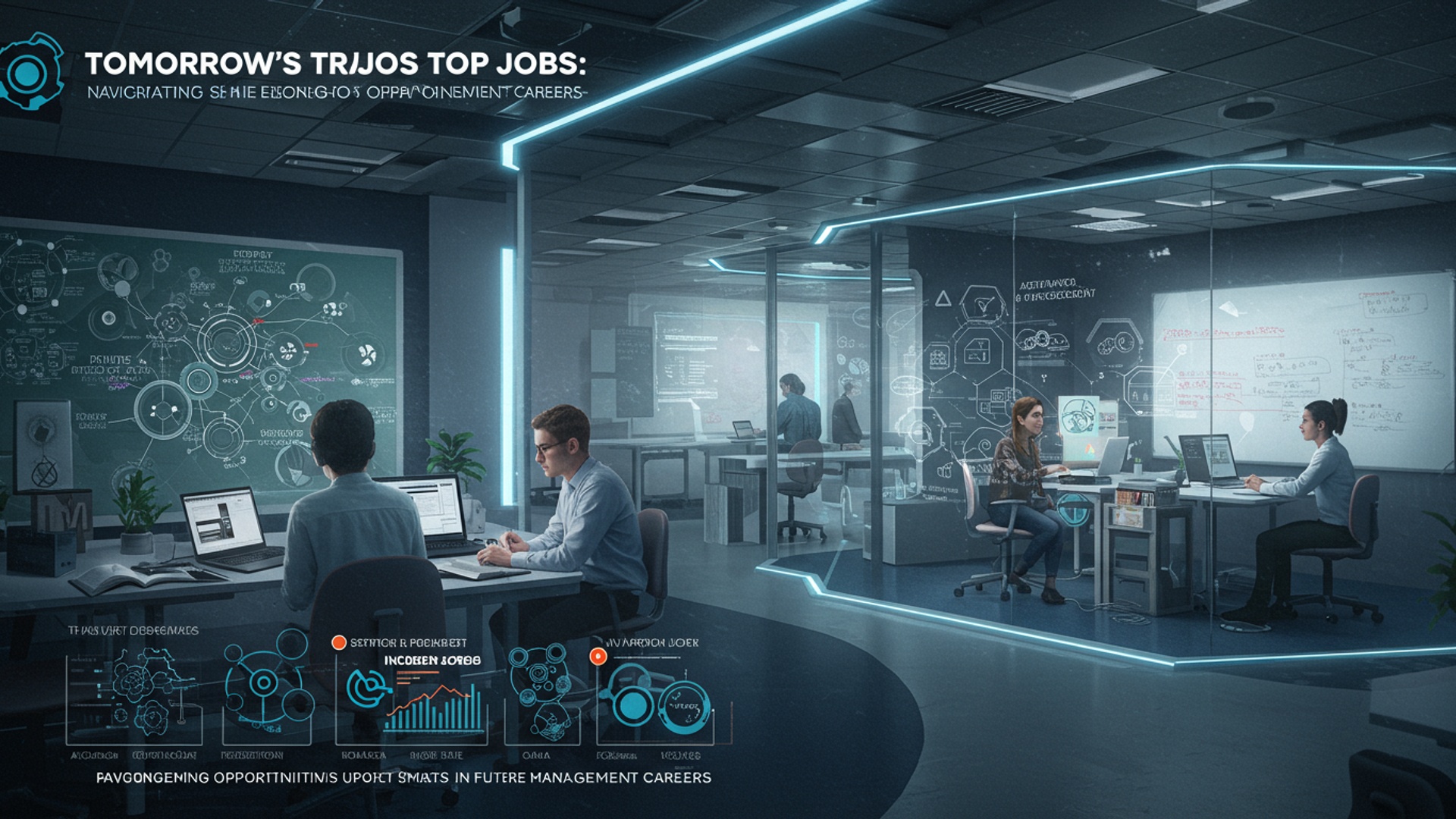 Tomorrow's Top Jobs: Navigating Emerging Opportunities in Future Management Careers illustration
