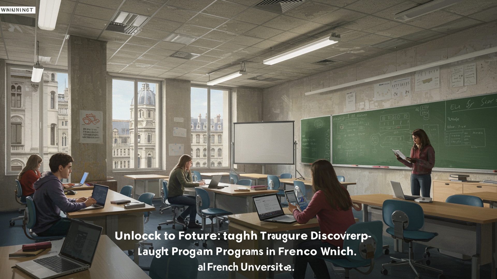 Unlock Your Future: Discover Top English Taught Programs in French Universities illustration