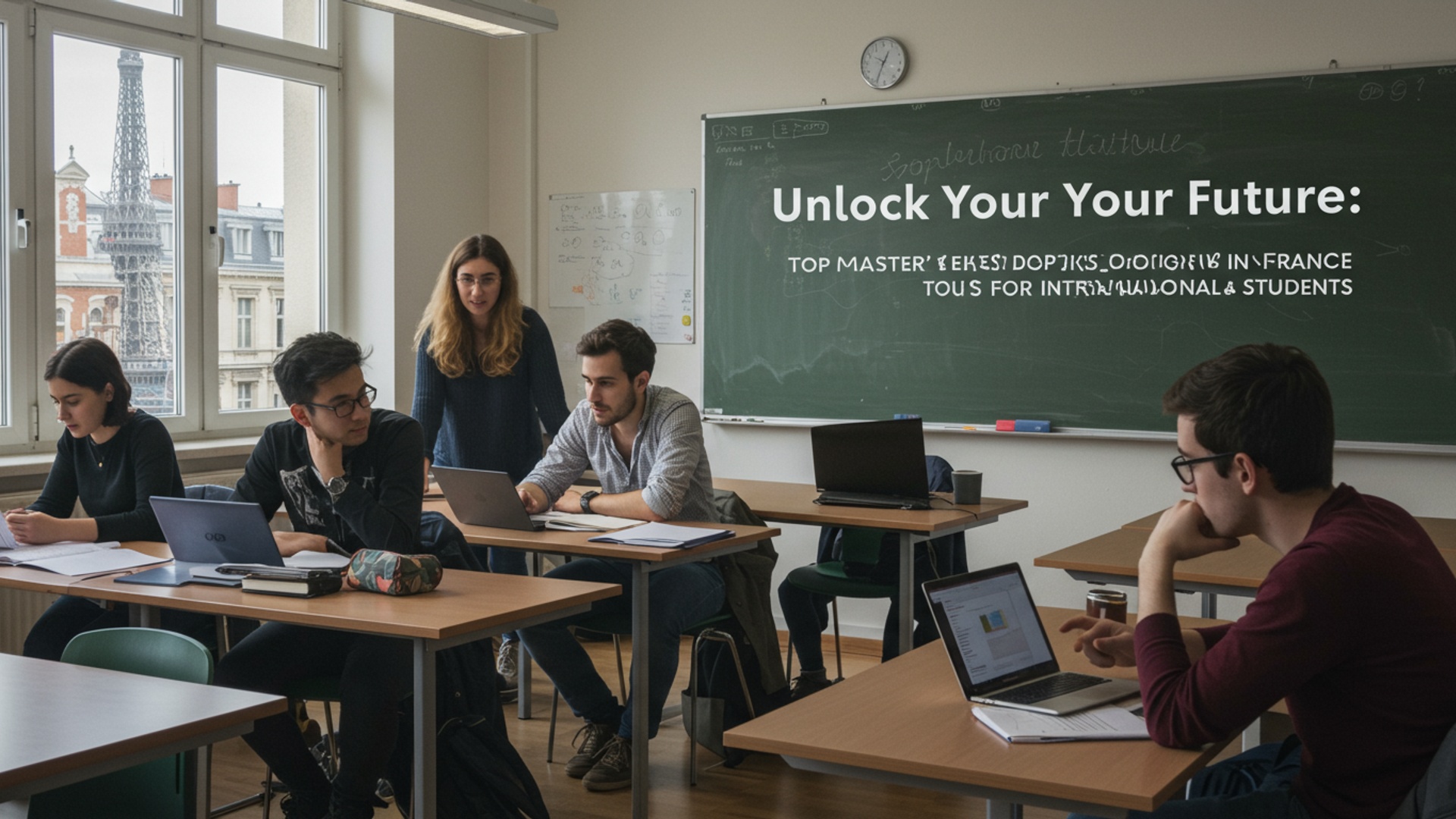 Unlock Your Future: Top Master's Degree Options in France for International Students illustration