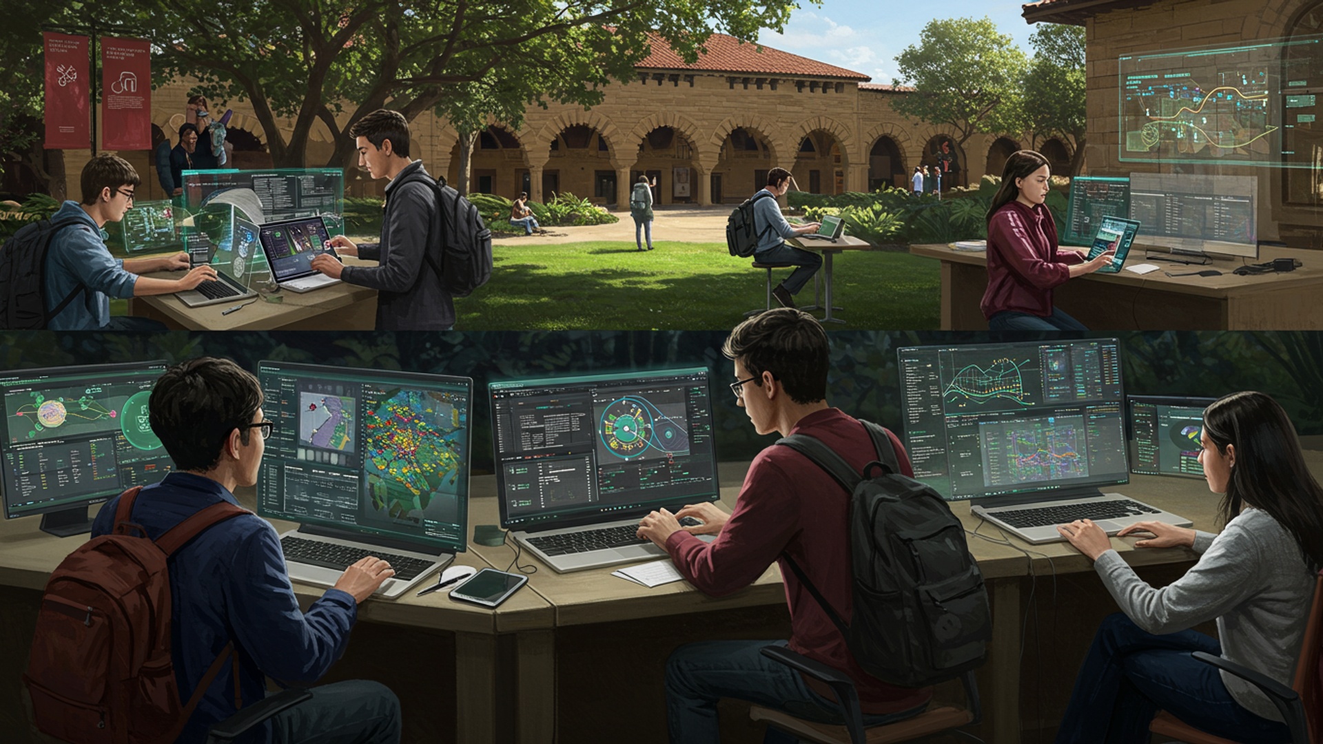 Unlocking Innovation: How Stanford University Shapes Tomorrow's Tech Leaders and Startups illustration