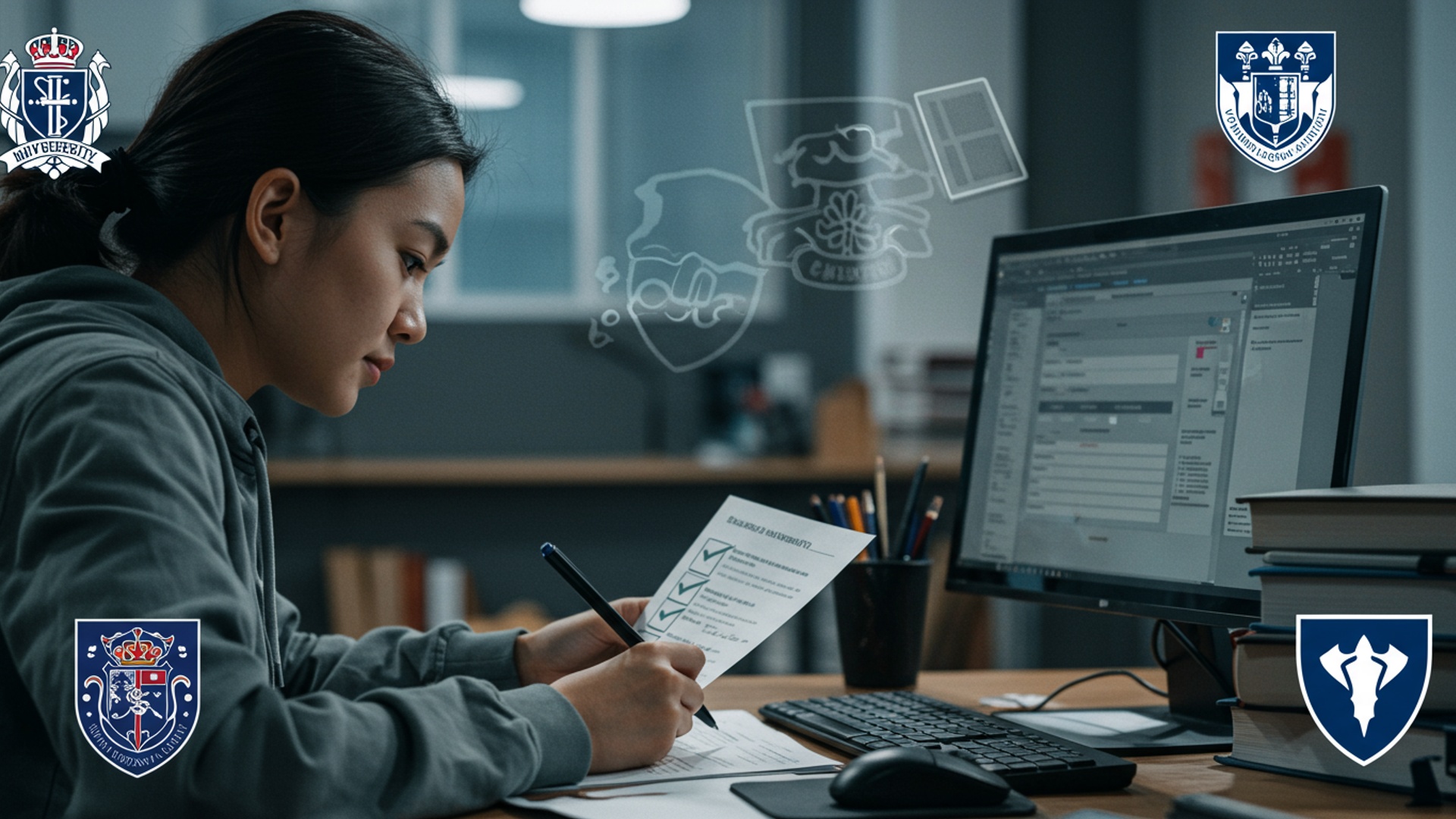 Your Step-by-Step Guide to Crafting a Winning UK University Application for 2025 illustration