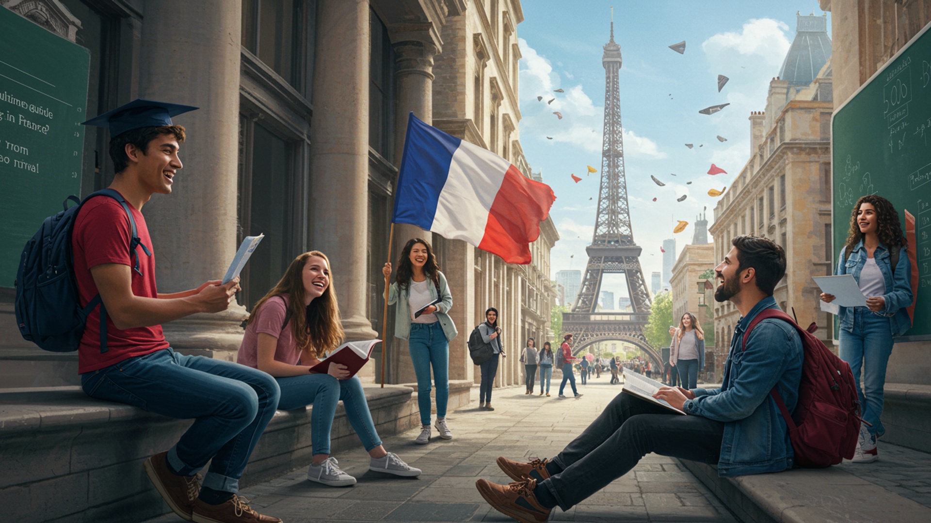 Your Ultimate Guide to Studying in France: From Application to Arrival illustration