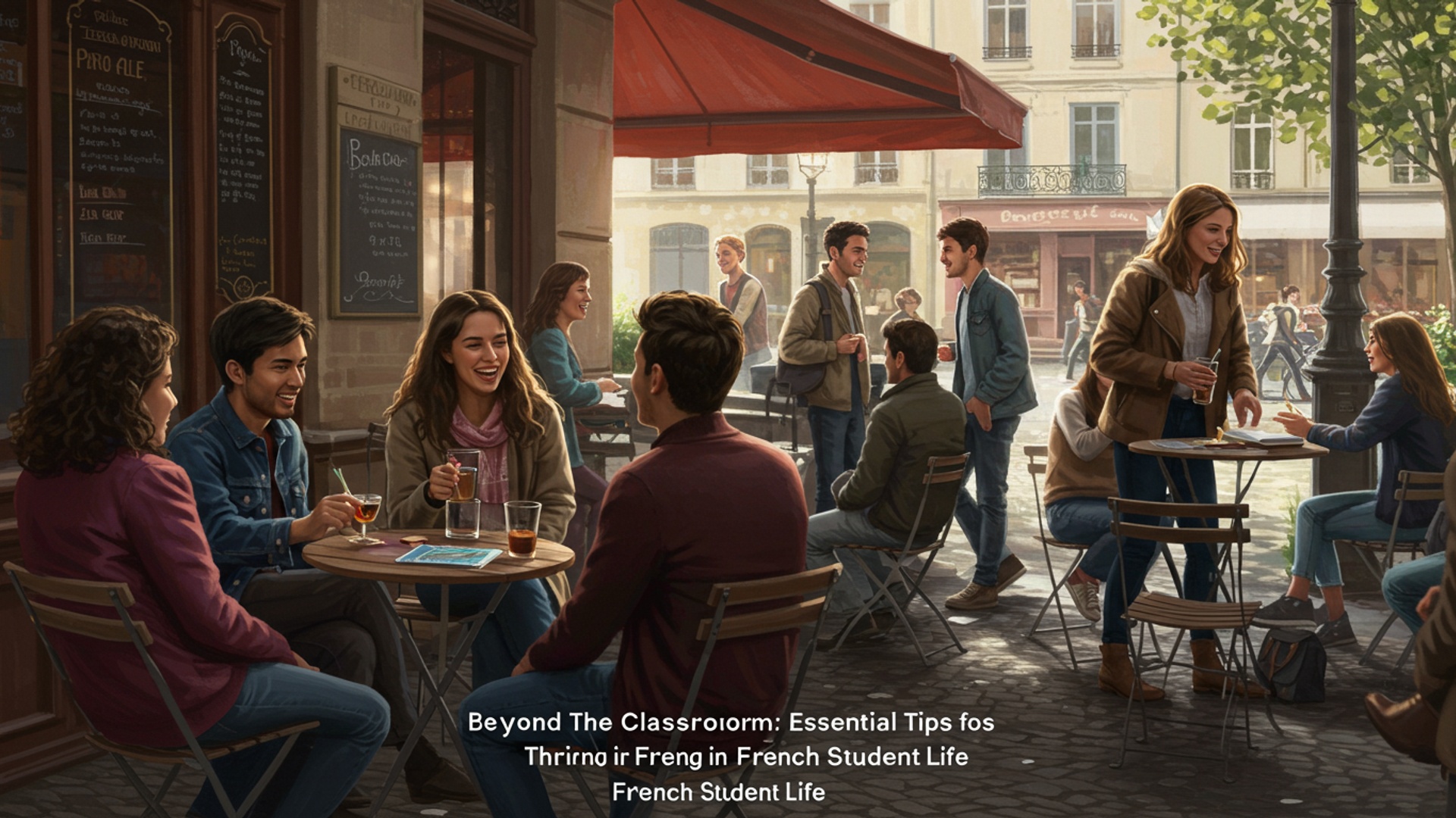 Beyond the Classroom: Essential Tips for Thriving in French Student Life illustration