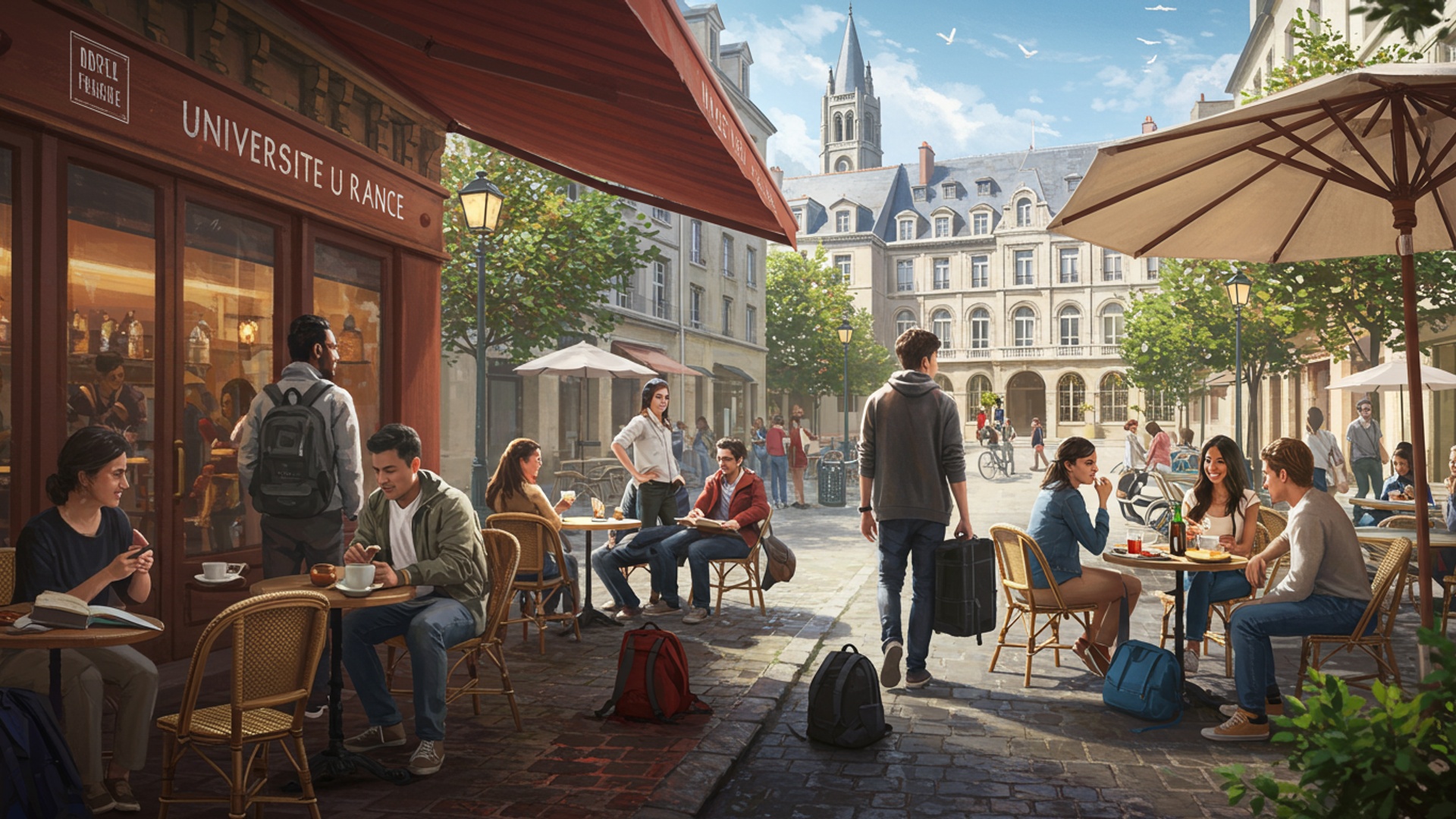 Beyond the Classroom: Your Essential Guide to Living and Studying in France illustration