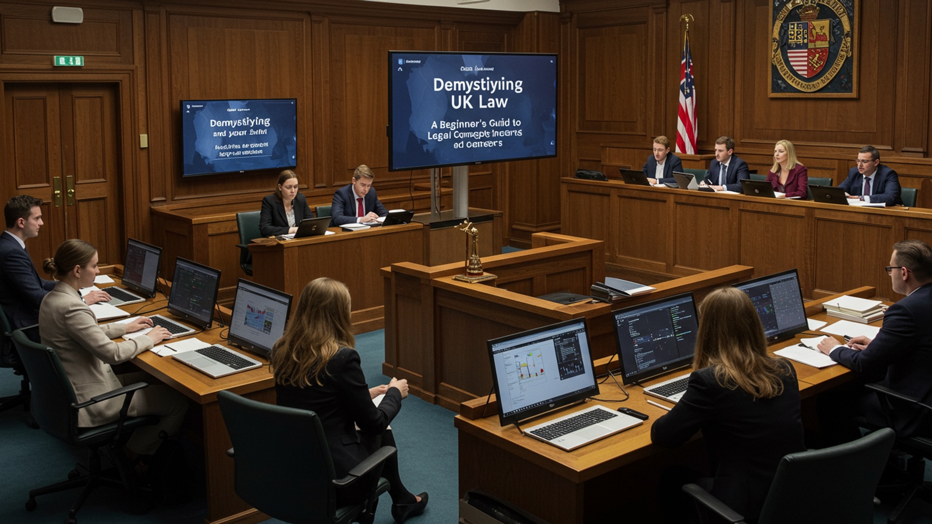 Demystifying UK Law: A Beginner's Guide to Legal Concepts and Careers illustration