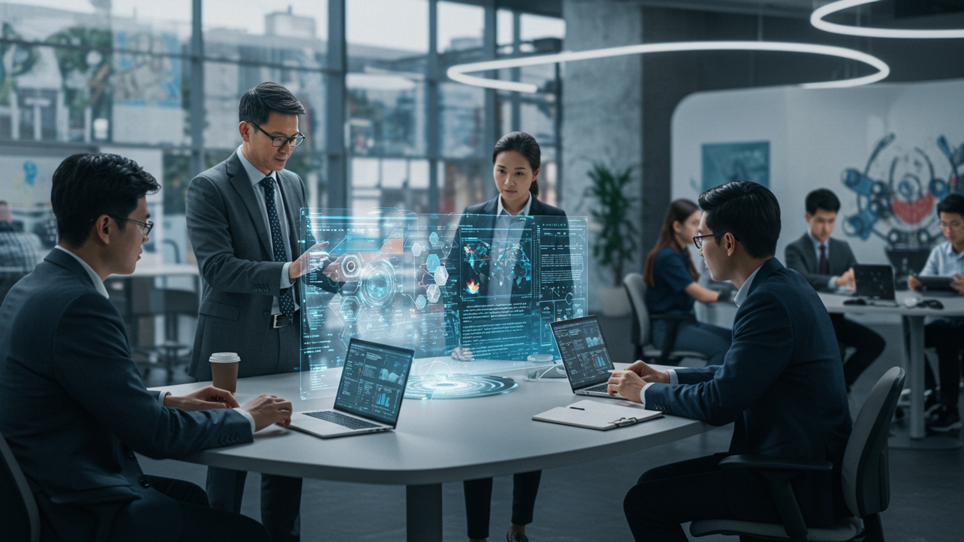 Essential Digital Leadership Skills for 2025: Navigating the Future of Business illustration