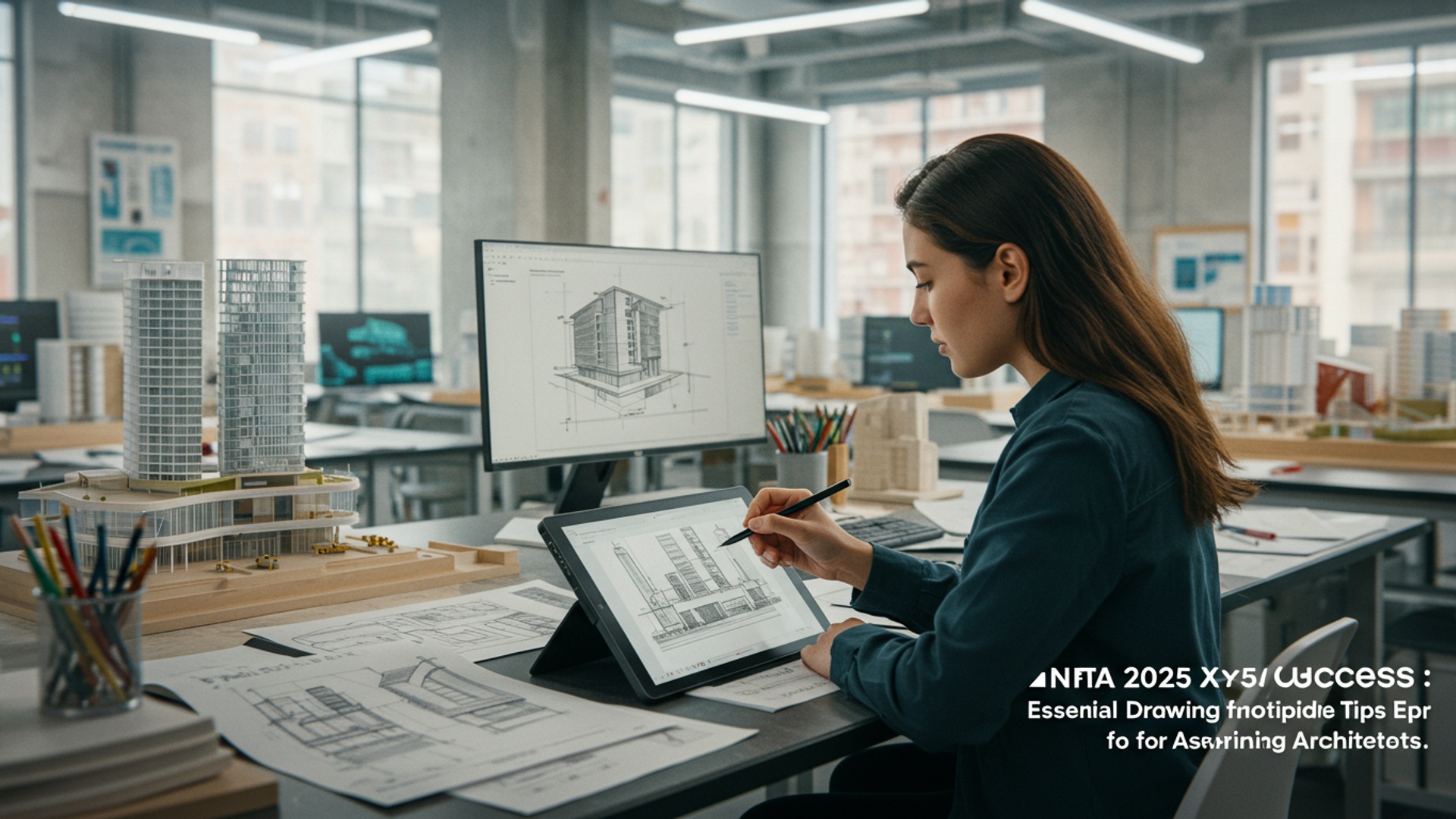 NATA 2025 Success: Essential Drawing Skills and Aptitude Tips for Aspiring Architects illustration
