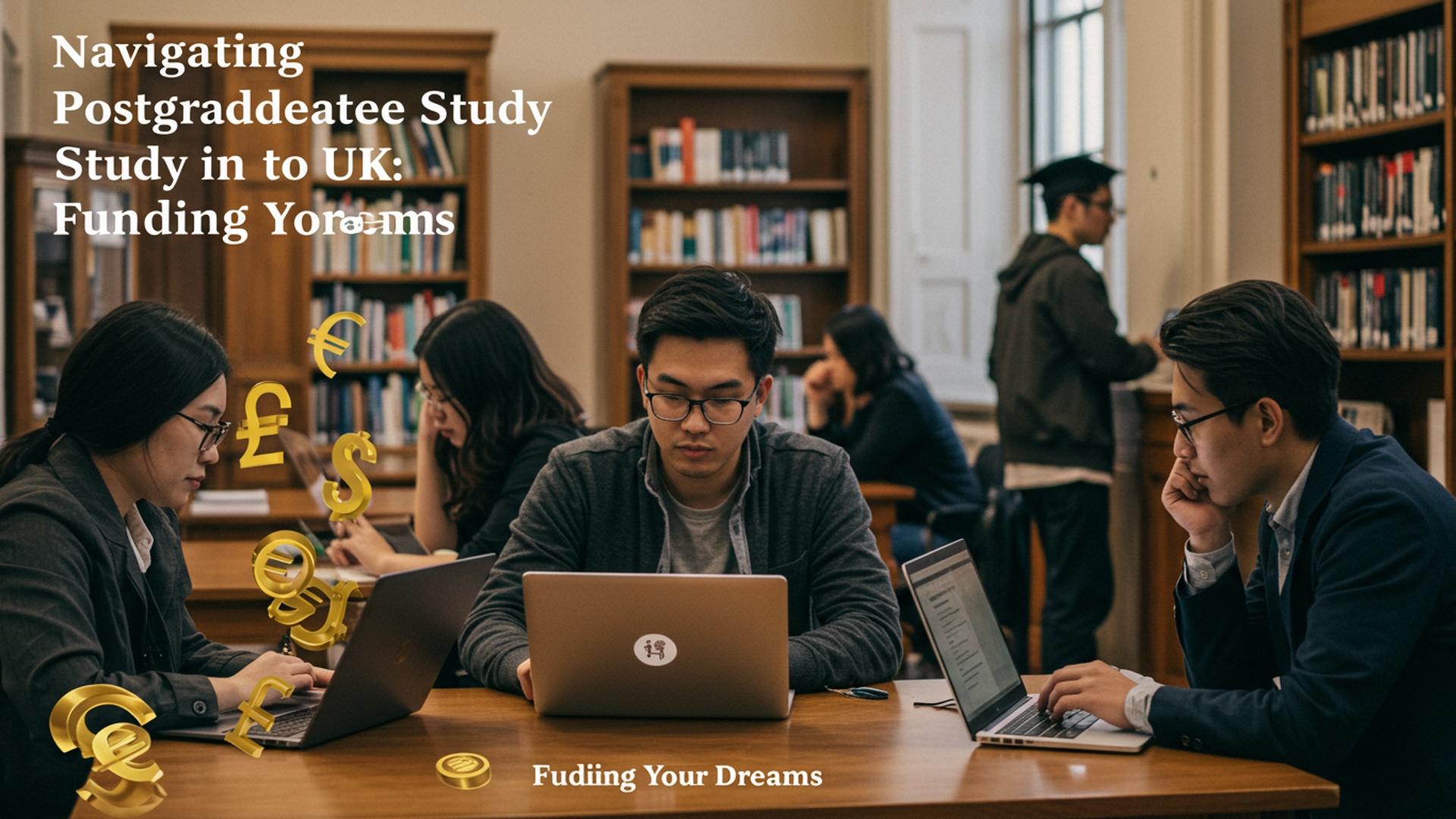 Navigating Postgraduate Study in the UK: A Practical Guide to Funding Your Dreams illustration