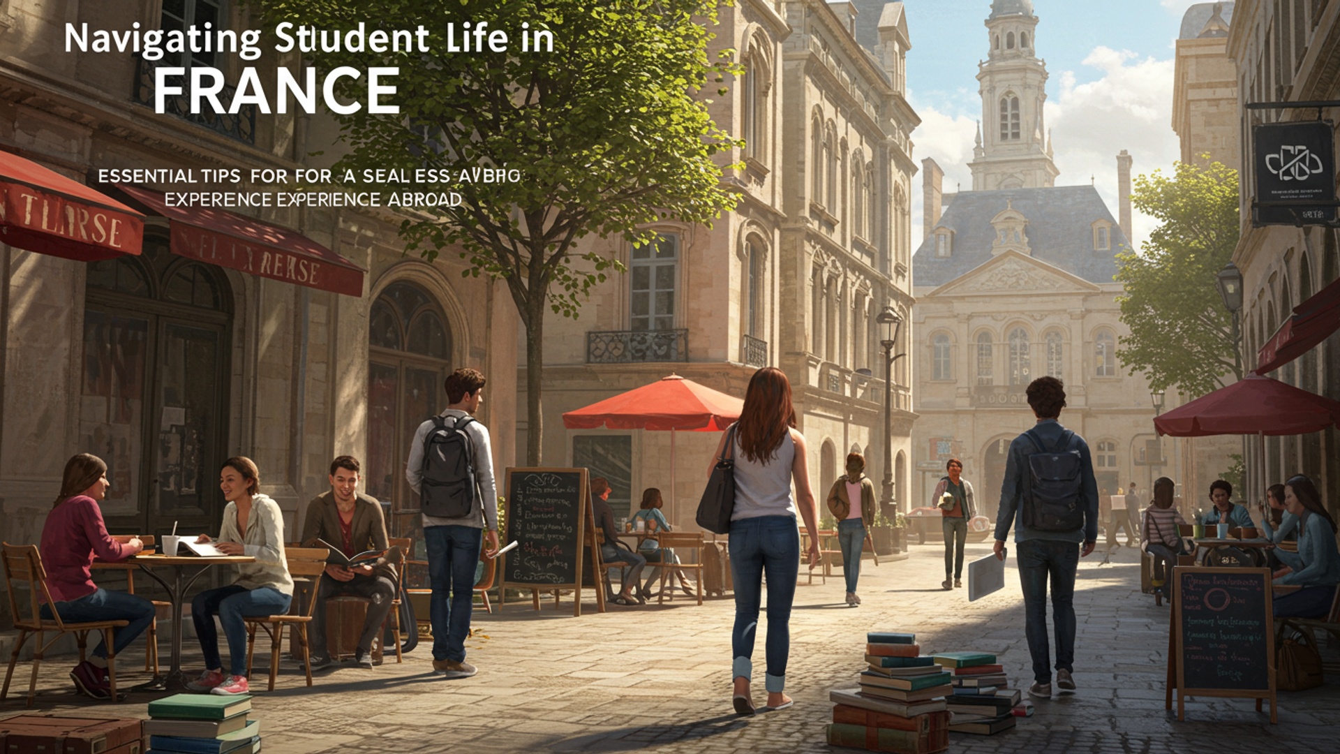Navigating Student Life in France: Essential Tips for a Seamless Experience Abroad illustration