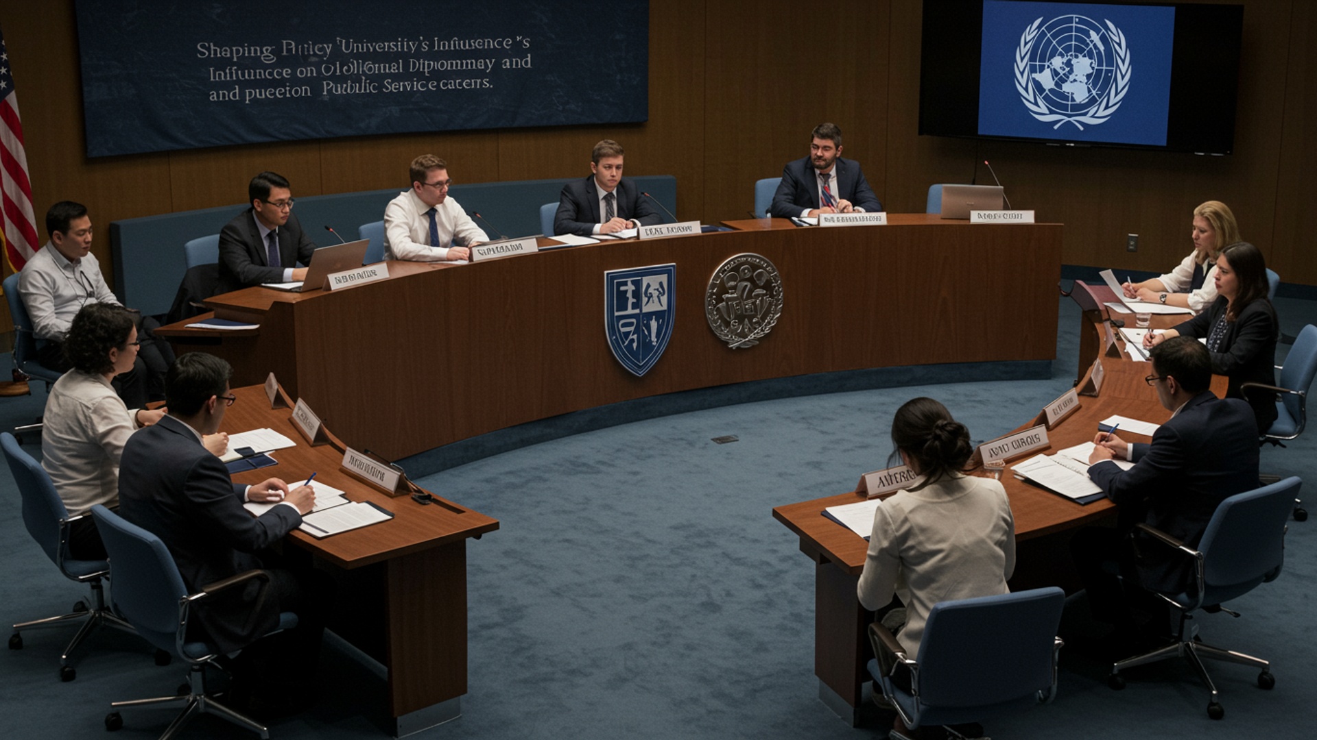 Shaping Policy: American University's Influence on Global Diplomacy and Public Service Careers illustration