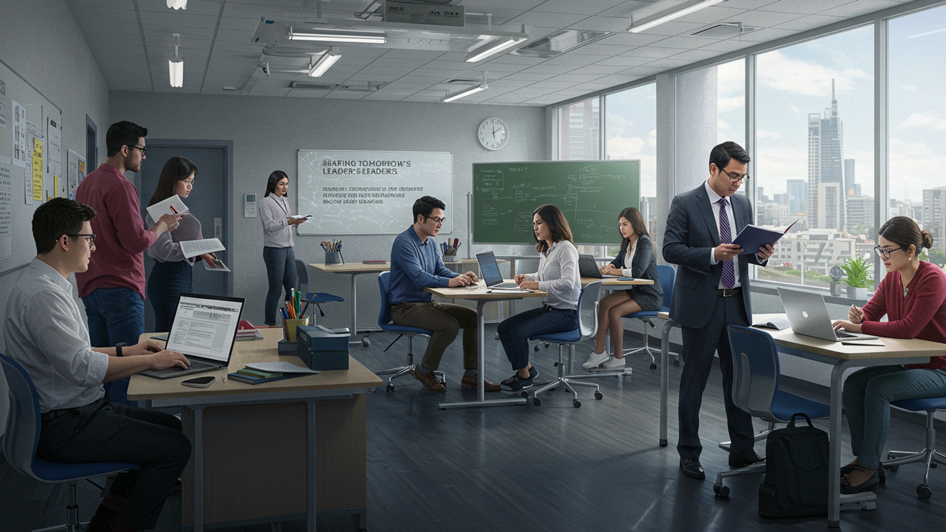 Shaping Tomorrow's Leaders: Essential Management Careers and Skills for 2025 Success illustration