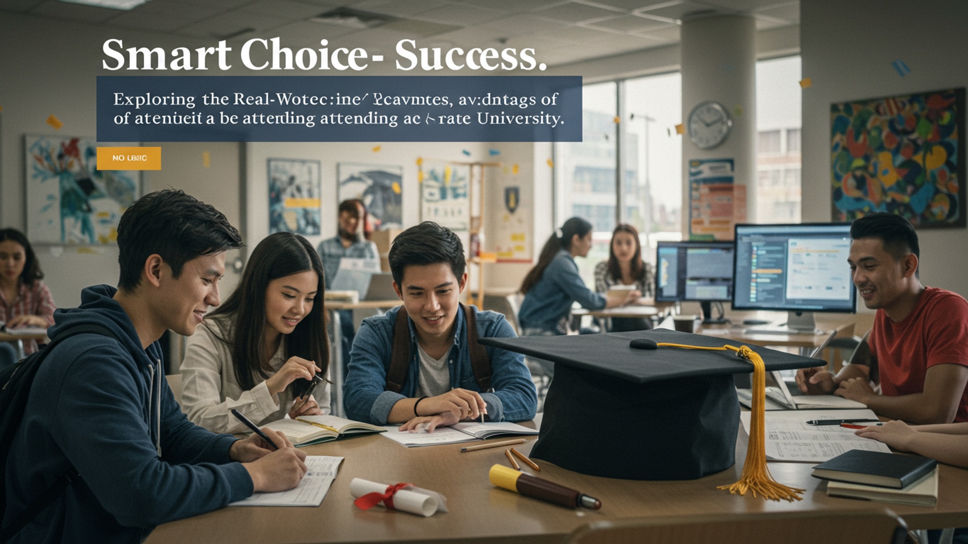 Smart Choice for Success: Exploring the Real-World Advantages of Attending a State University illustration